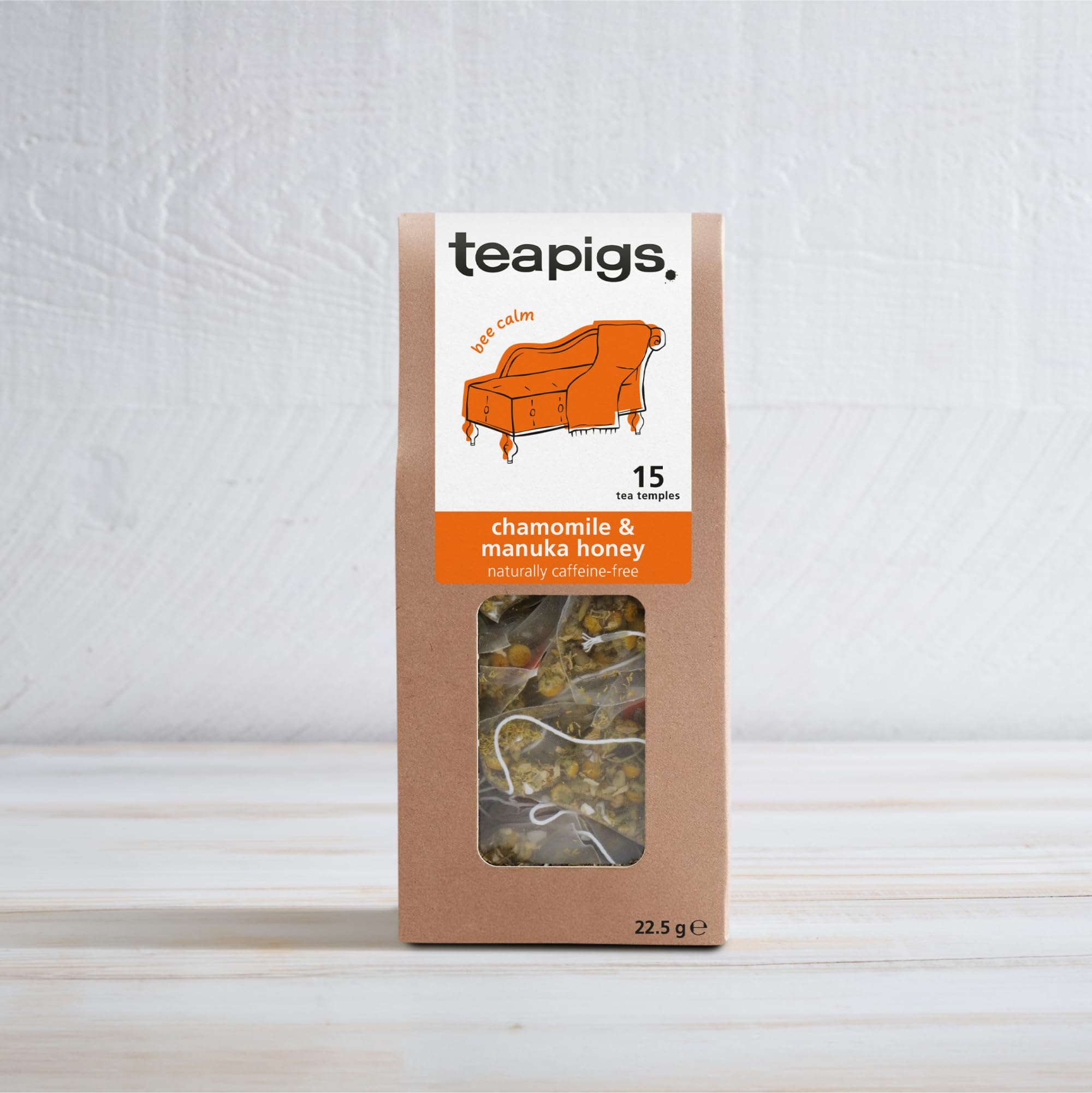 teapigs Kamille &amp; Manuka-Honig-Tee – Koffeinfreie Kräuterteebeutel