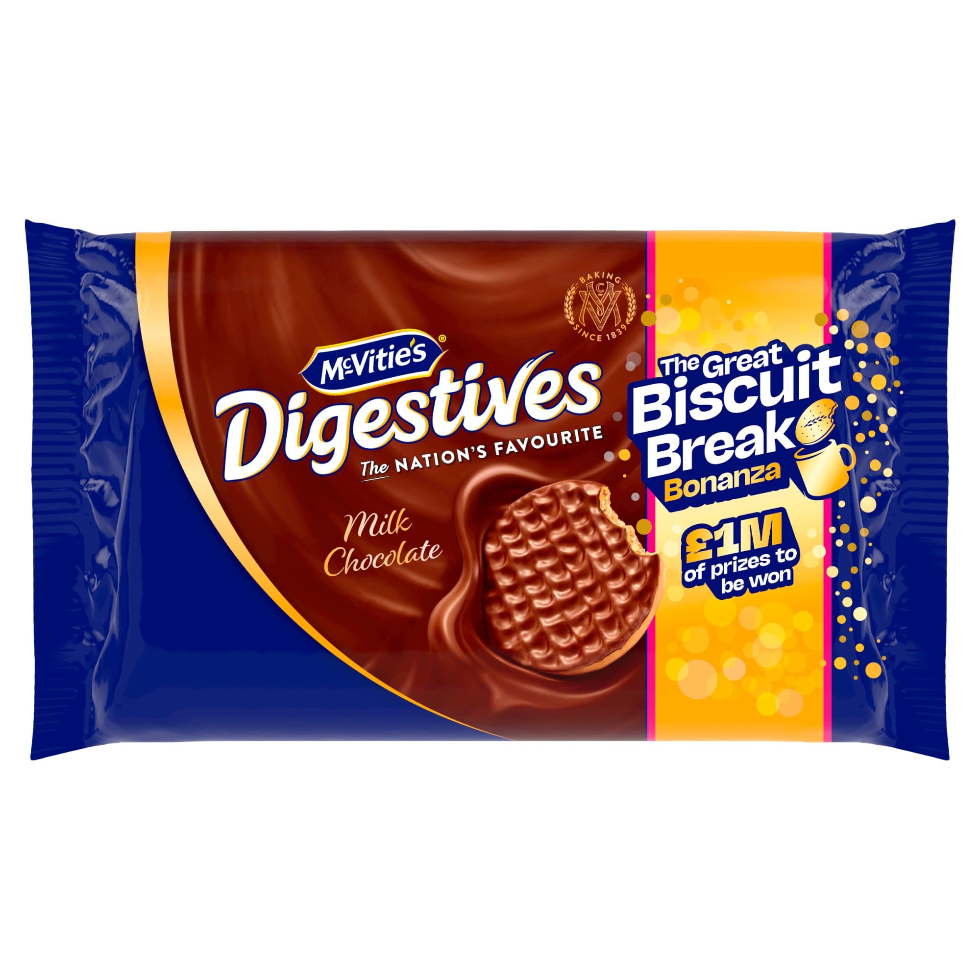 McVitie's Milk Chocolate Digestives Biscuits Twin Pack, 632 g