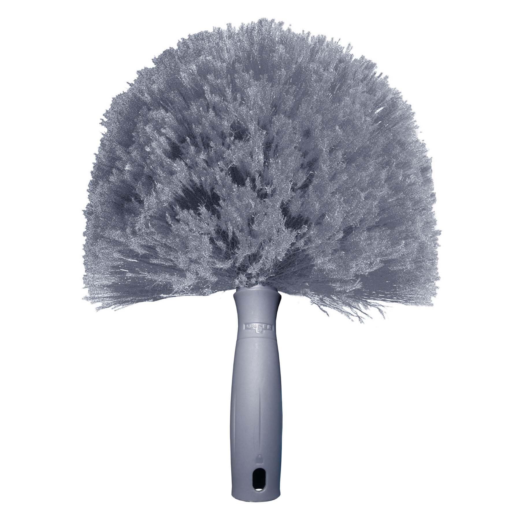Unger StarDuster Cobweb Brush - Grey Dome-Shaped Duster for Walls, Corners & Ceilings