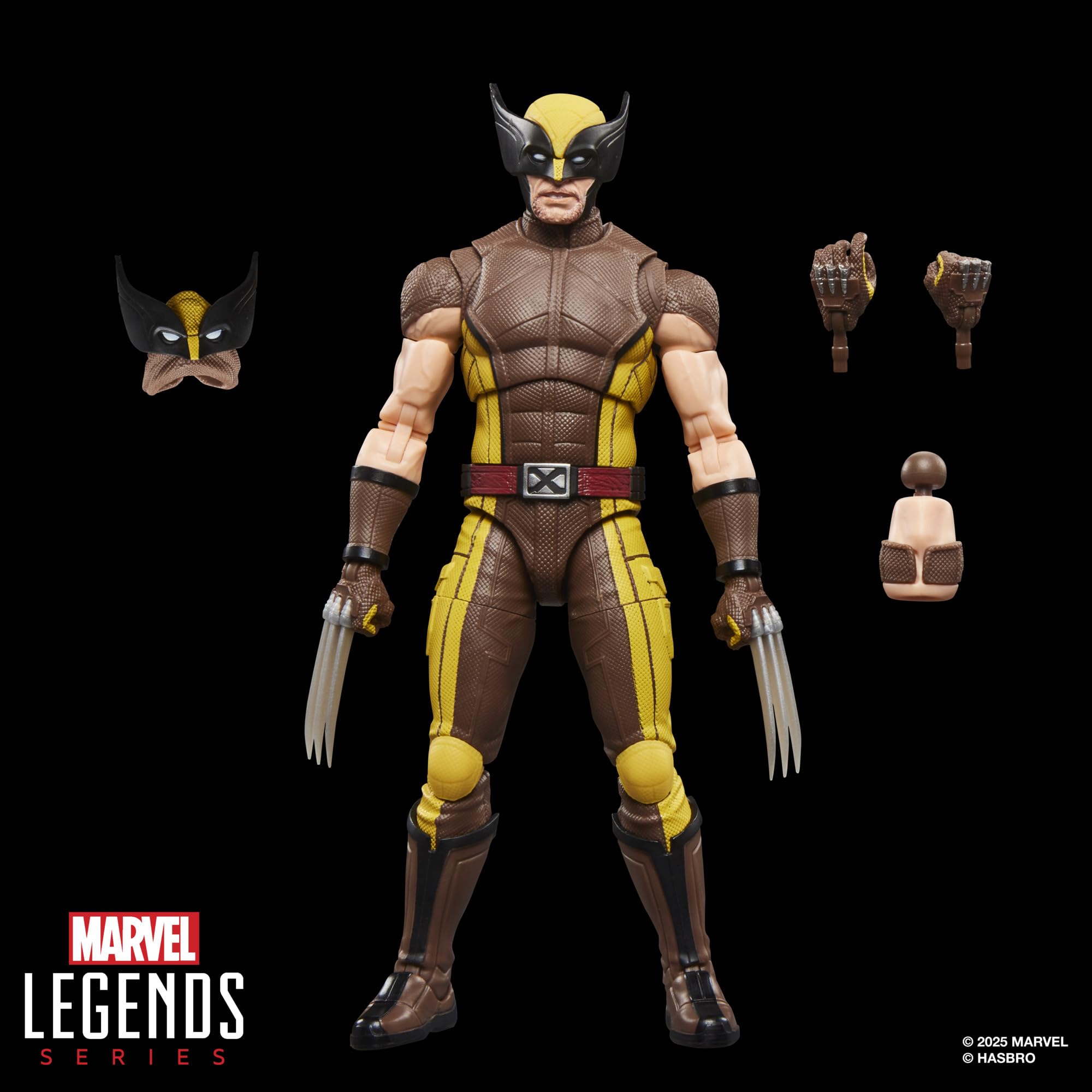 Marvel Press Marvel Legends Series Wolverine (Brown Suit) 6-Inch Action Figure | 14+ Years
