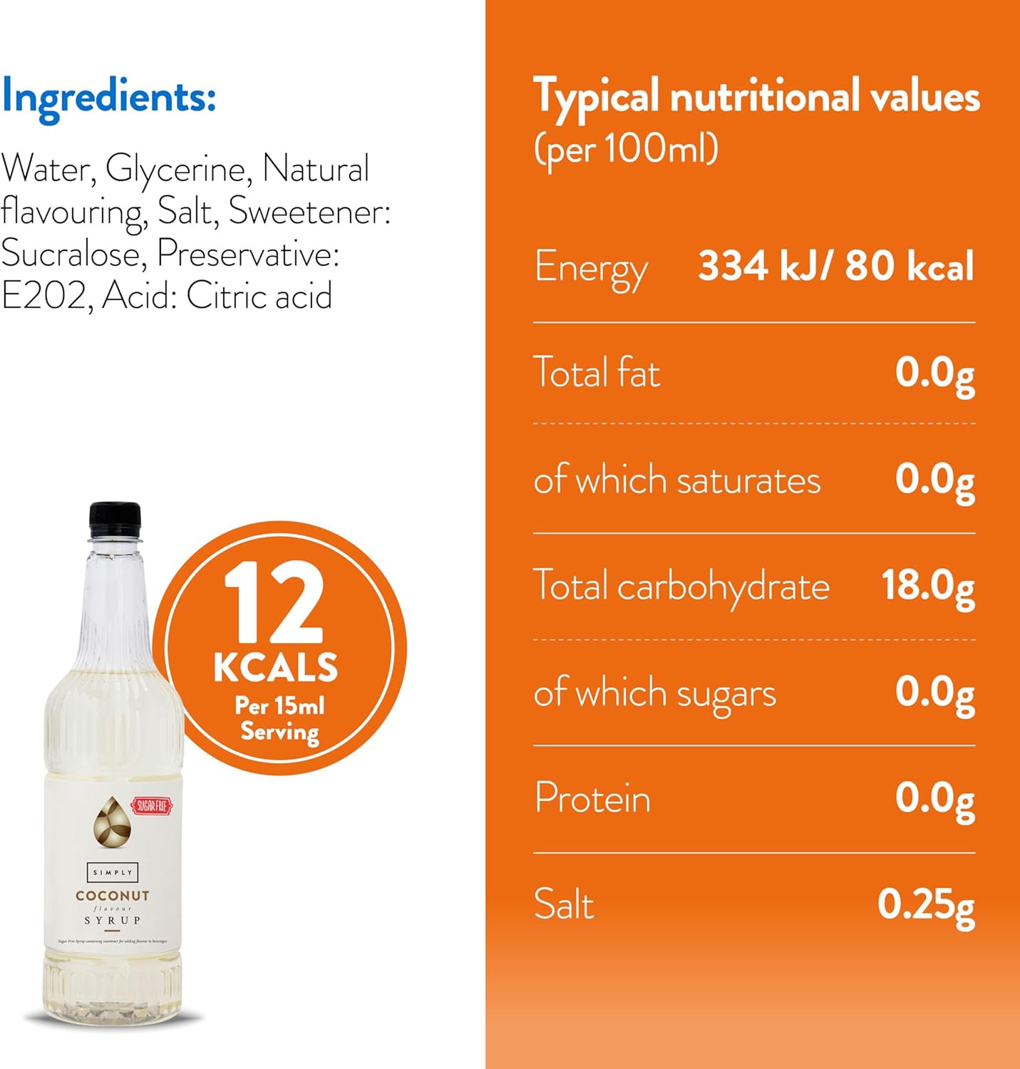 Einfach zuckerfreier Kokosnusssirup – kalorienarmer, veganer und nussfreier aromatisierter Sirup 4