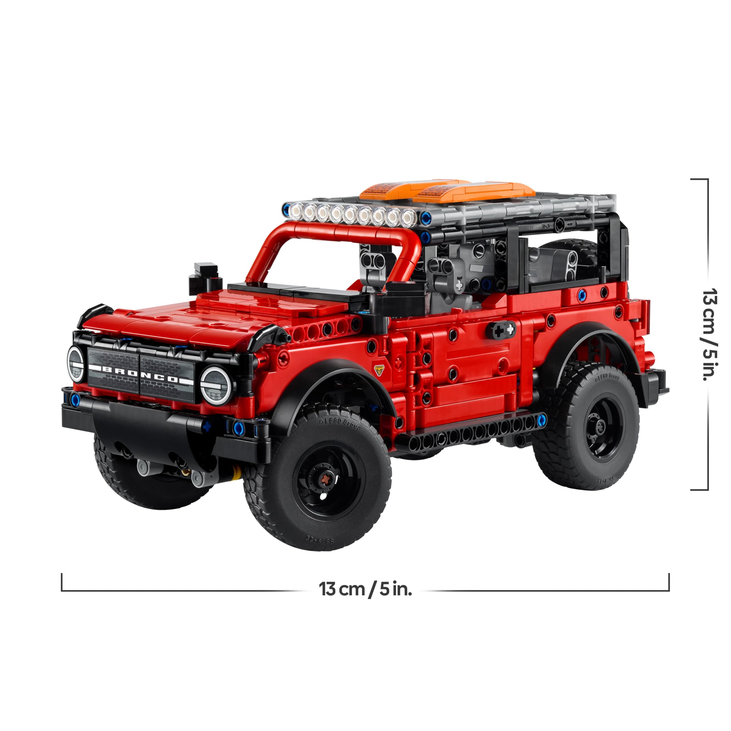 LEGO Technic Ford Bronco SUV Off Road Car Toy 42213 | Ages 9+ | Engineering Set 7