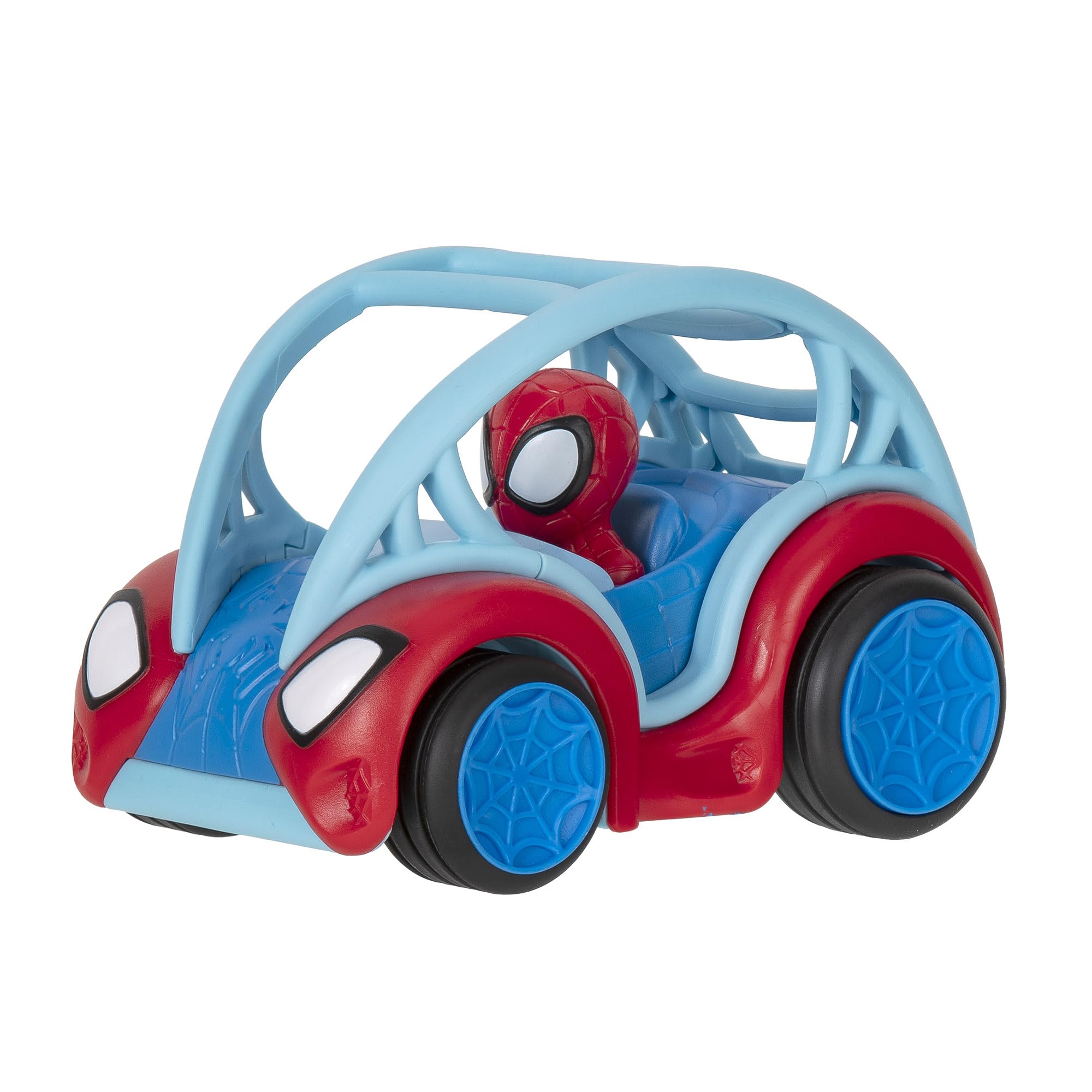 SPIDEY AND HIS AMAZING FRIENDS Power Rollers Vehicle - 6-Inch Pull Back Action | Ages 3+