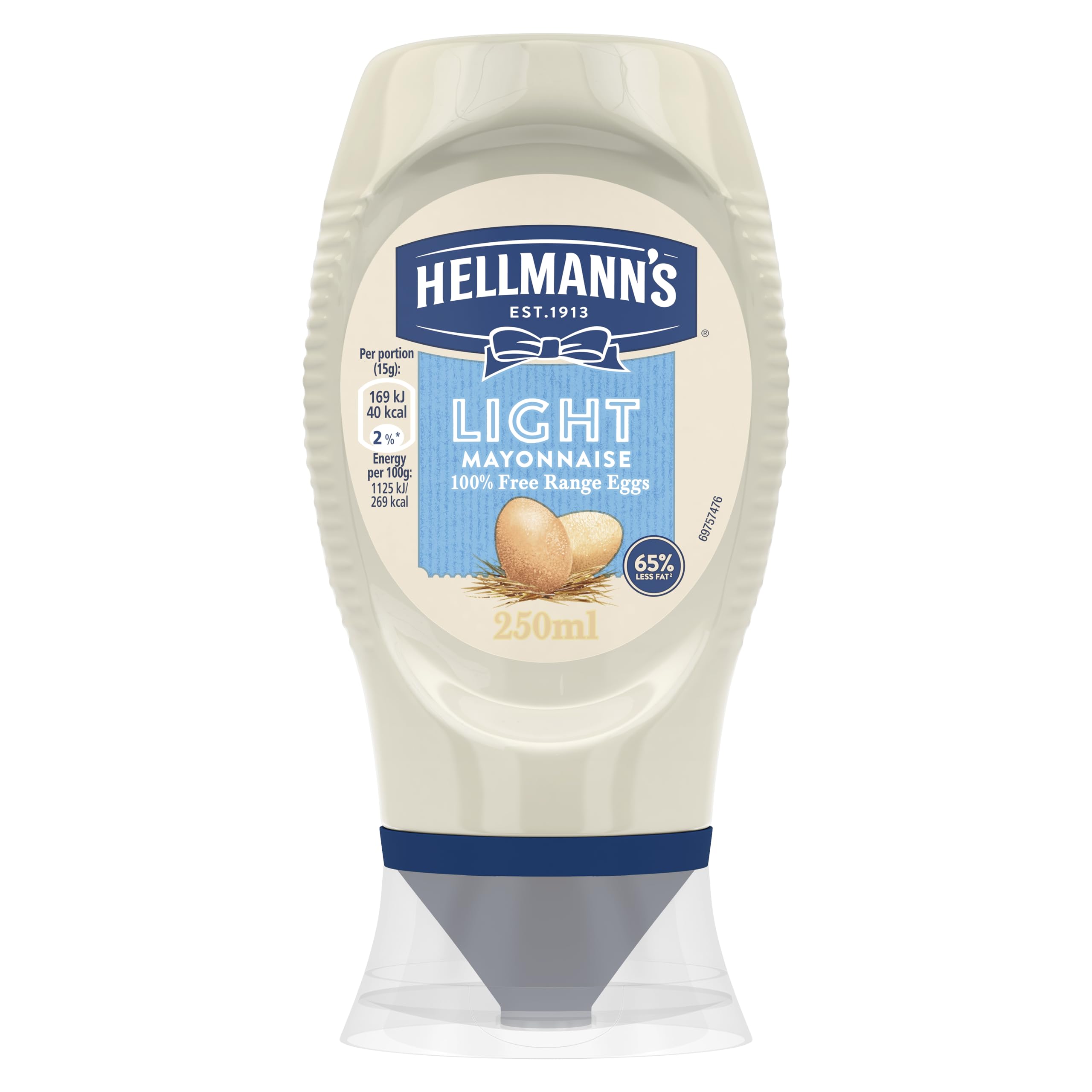 Hellmann's Light Mayonnaise – Kalorienreduzierte Mayo mit Freilandeiern