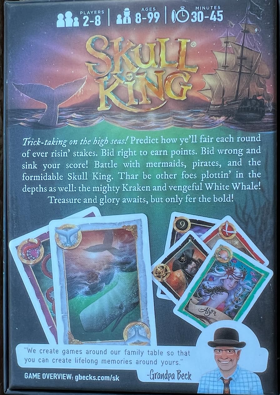 Grandpa Beck's Skull King Card Game with Legendary Expansion 4