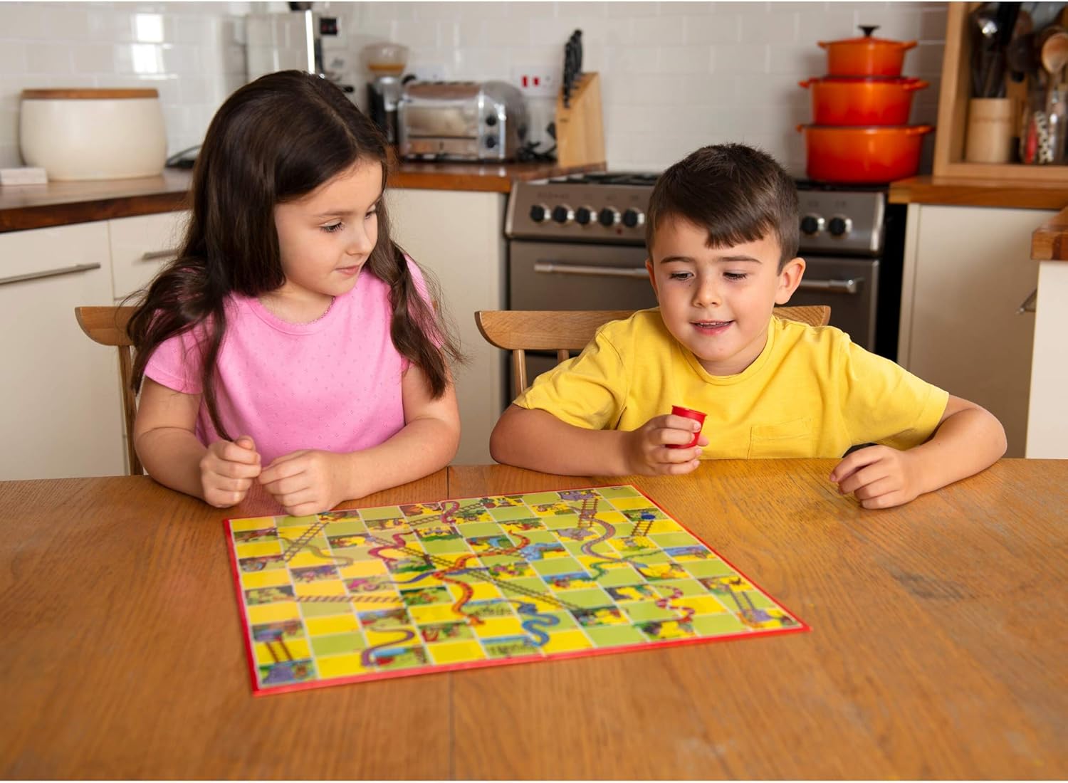 Galt Snakes & Ladders and Ludo Classic Board Game Set for Kids 4
