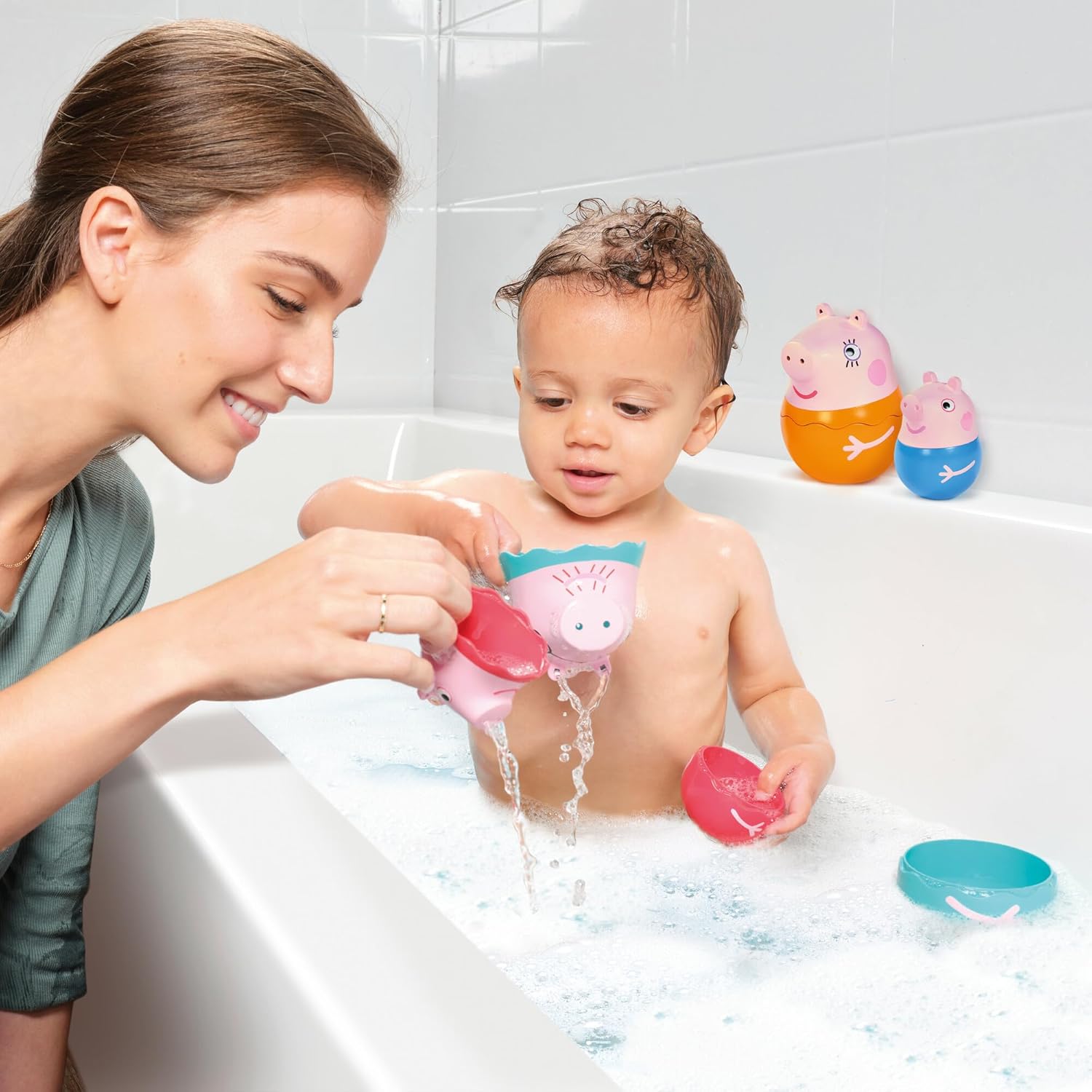 Toomies E73526 Peppa's Nesting Family - Nesting Dolls Puzzle Toy for Toddlers 18M+ 5