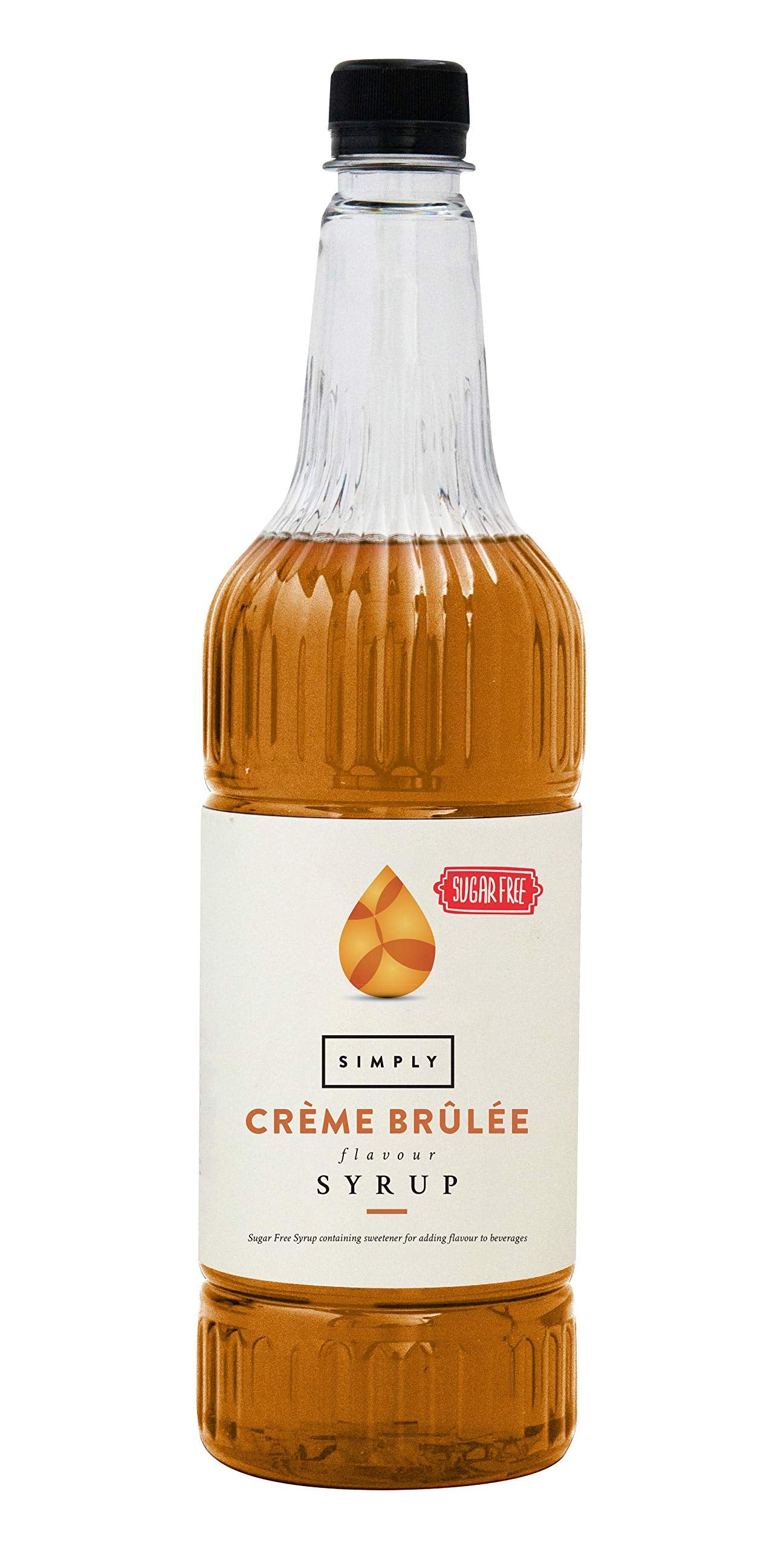 Simply - Sugar Free Crème Brûlée Syrup, Low Calorie Vegan Coffee Syrup