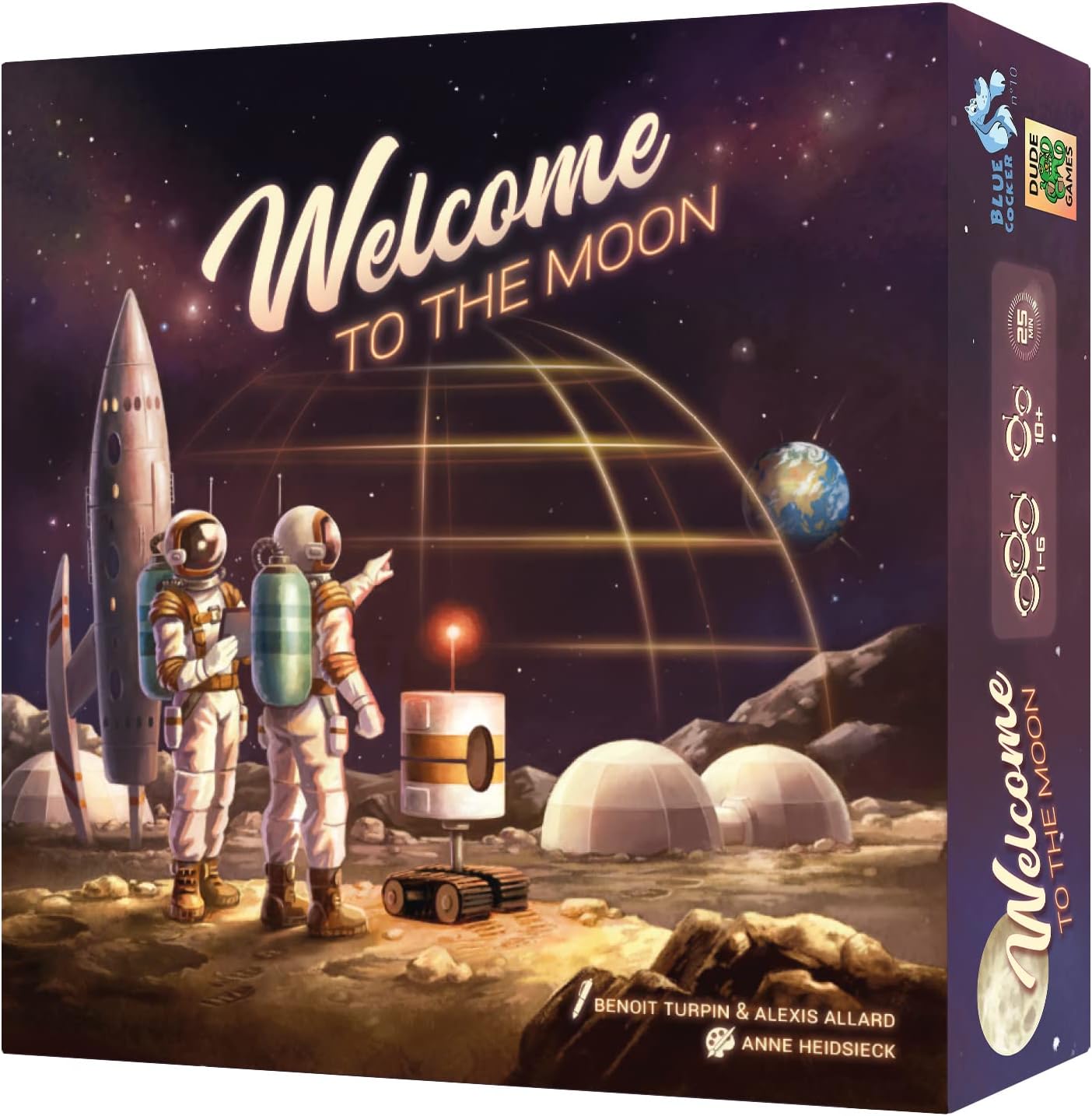 Blue Cocker Games Welcome To The Moon Board Game 3