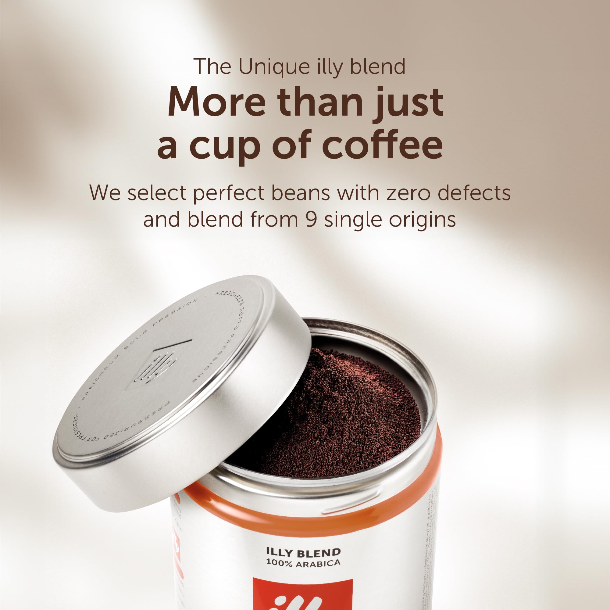 illy - Colombia Ground Coffee - Medium Roast - 100% Arabica - Single Origin - Ideal for Moka Pots & Filter - 125g Tin 6