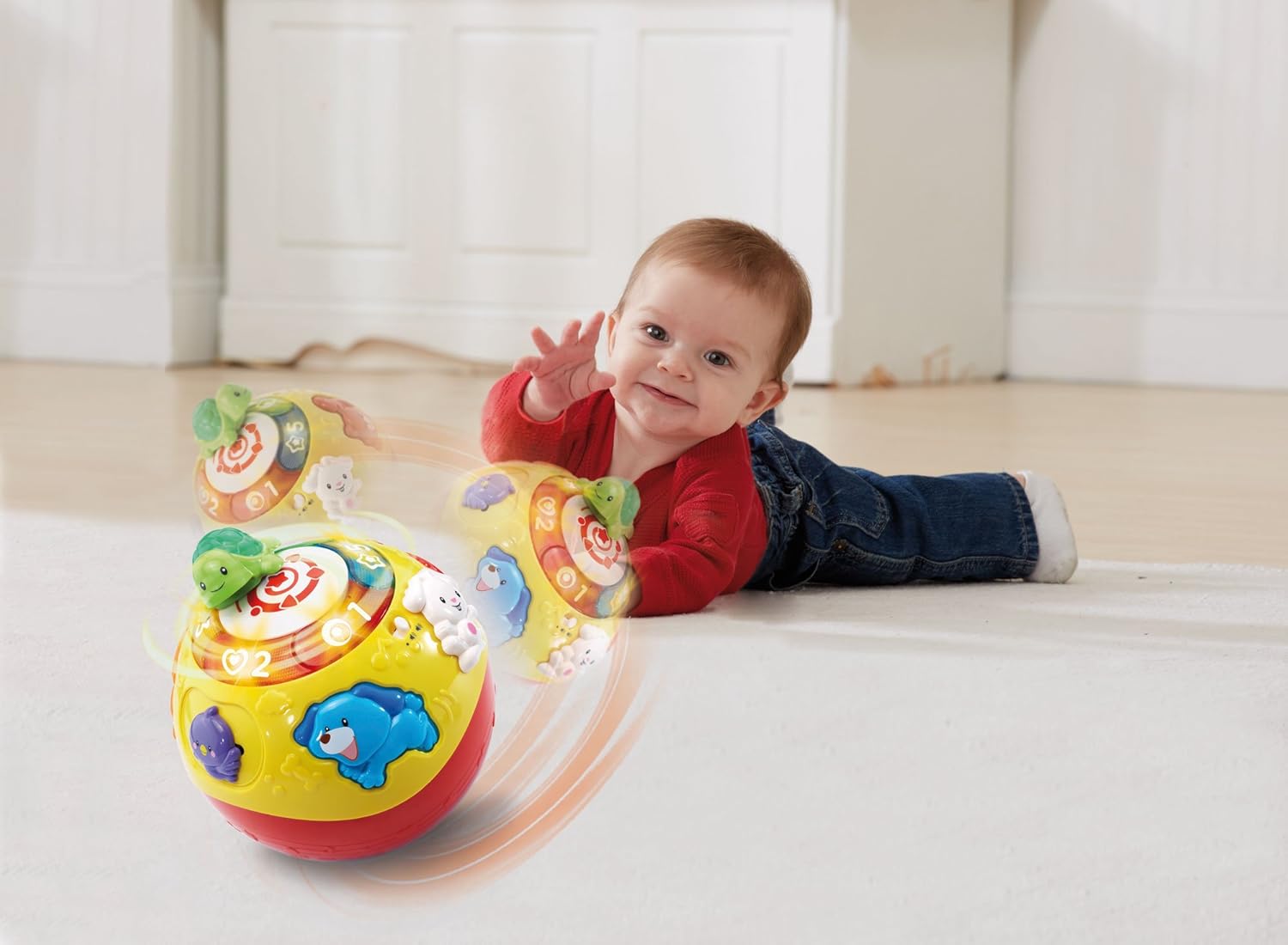 VTech Crawl & Learn Bright Lights Ball - Interactive Learning Toy for 6 Months+ 5
