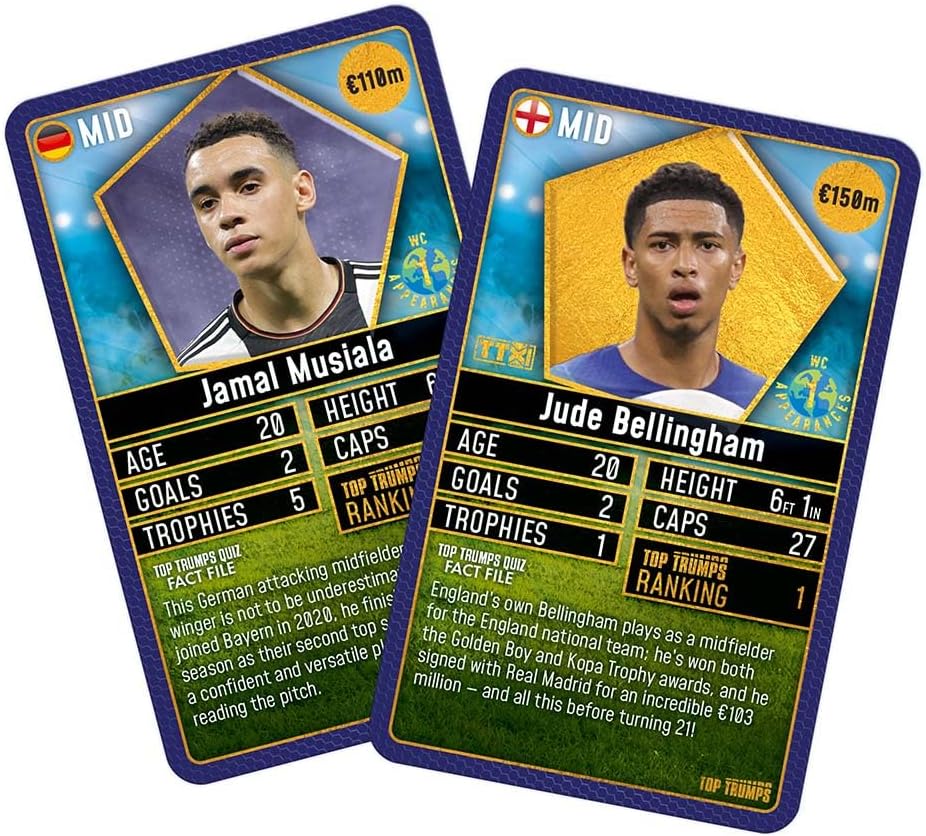 Top Trumps World Football Stars Top 200 Starter Kit Card Game 8