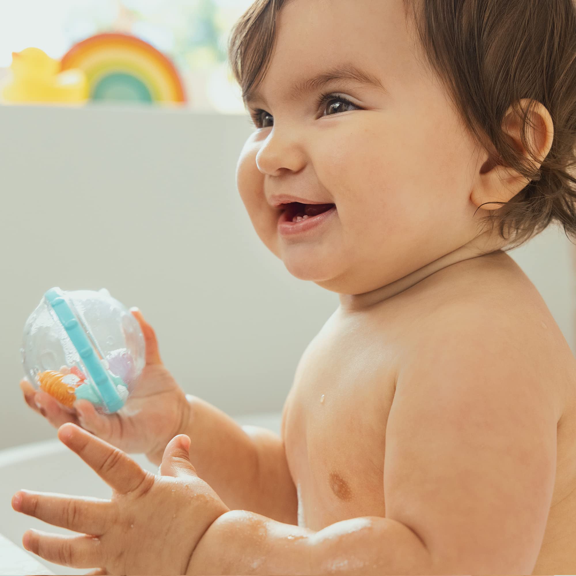 Munchkin Float and Play Bubbles Bath Toy - Sensory Stimulation, Easy Grasp | 2 Count Pack 6
