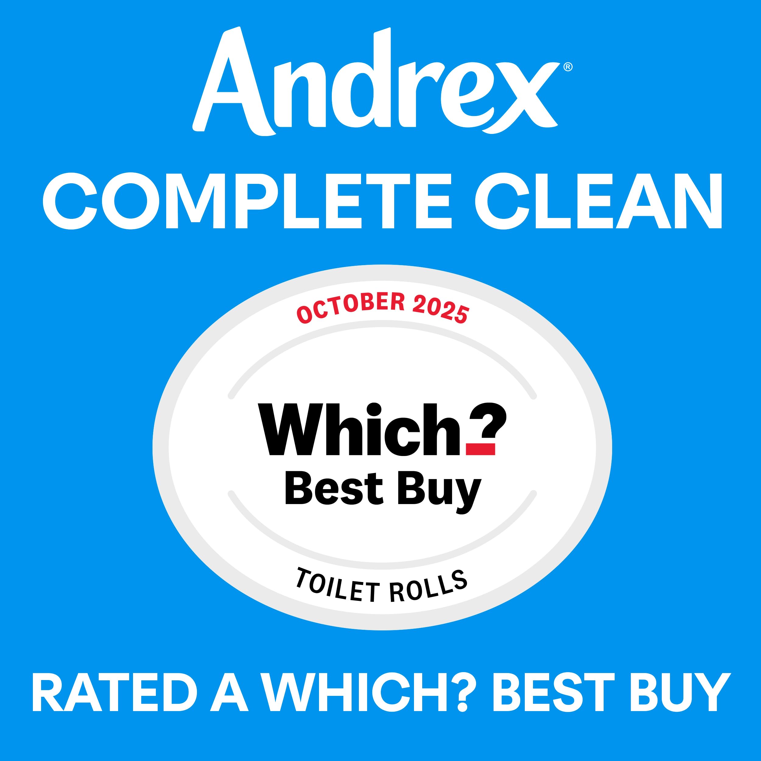 Andrex Complete Clean Toilet Roll - 9 Rolls, 3-Ply, Now Even Softer 5