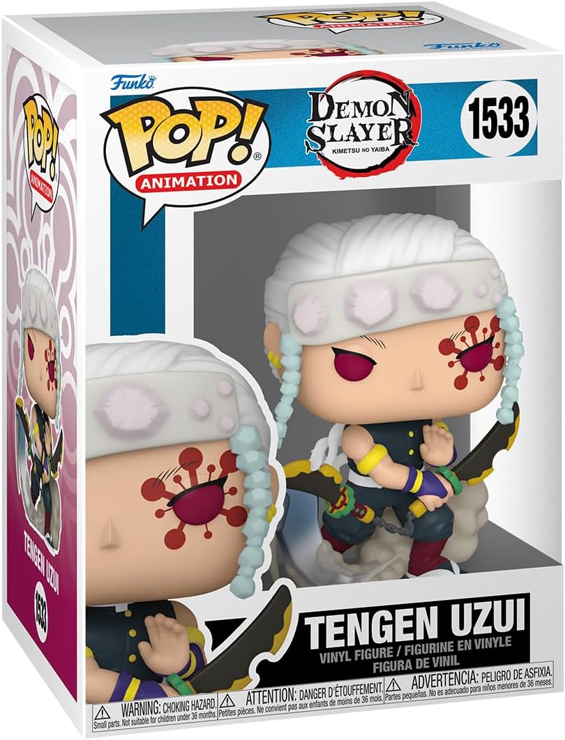 Funko Pop! Animation: Demon Slayer - Tengen Uzui Vinyl Figure (75574) - Chase Variant