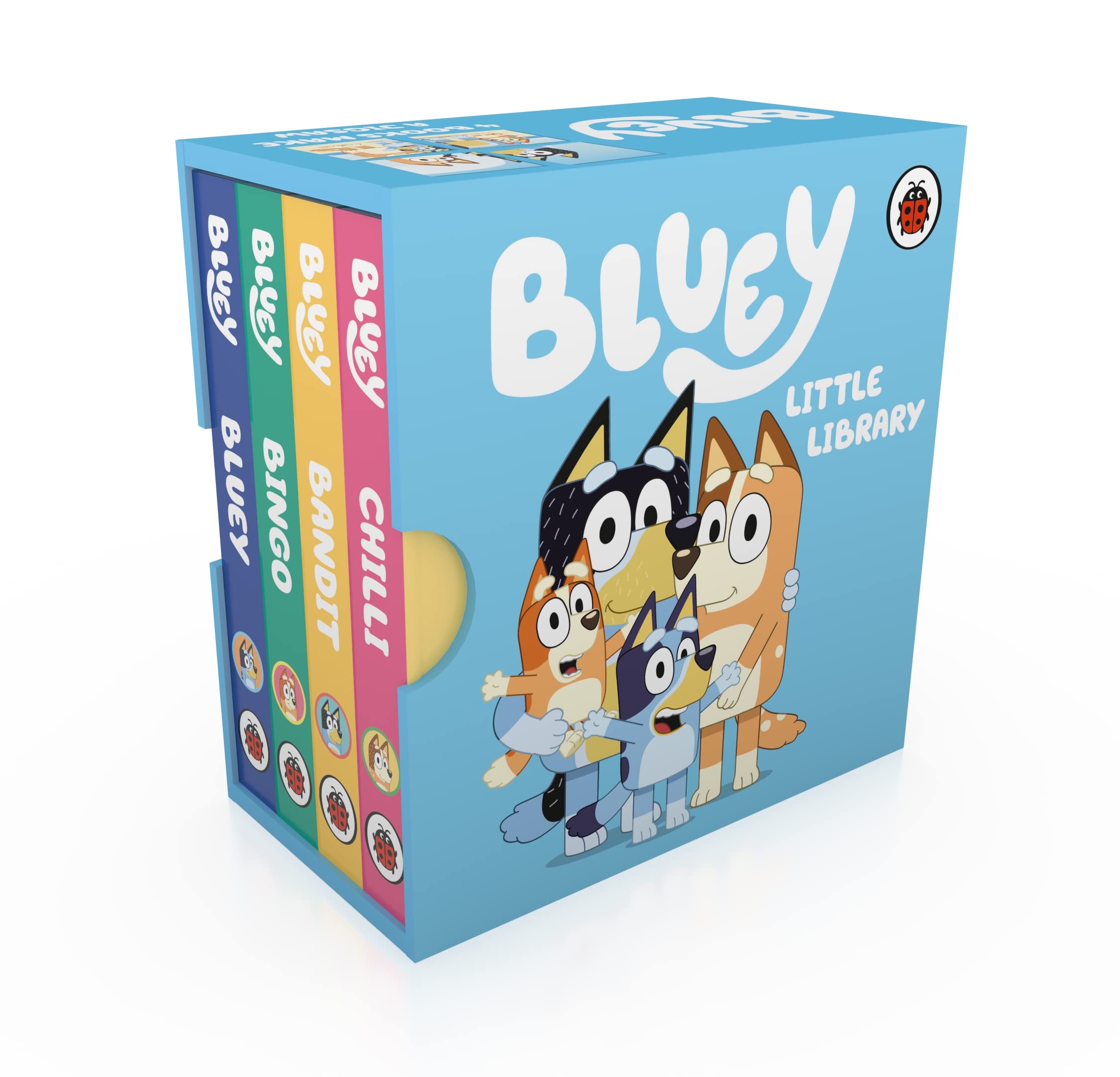 Ladybird Bluey: Little Library Board Book Set | Ages 1-3 Years | 4 Books in 1 1