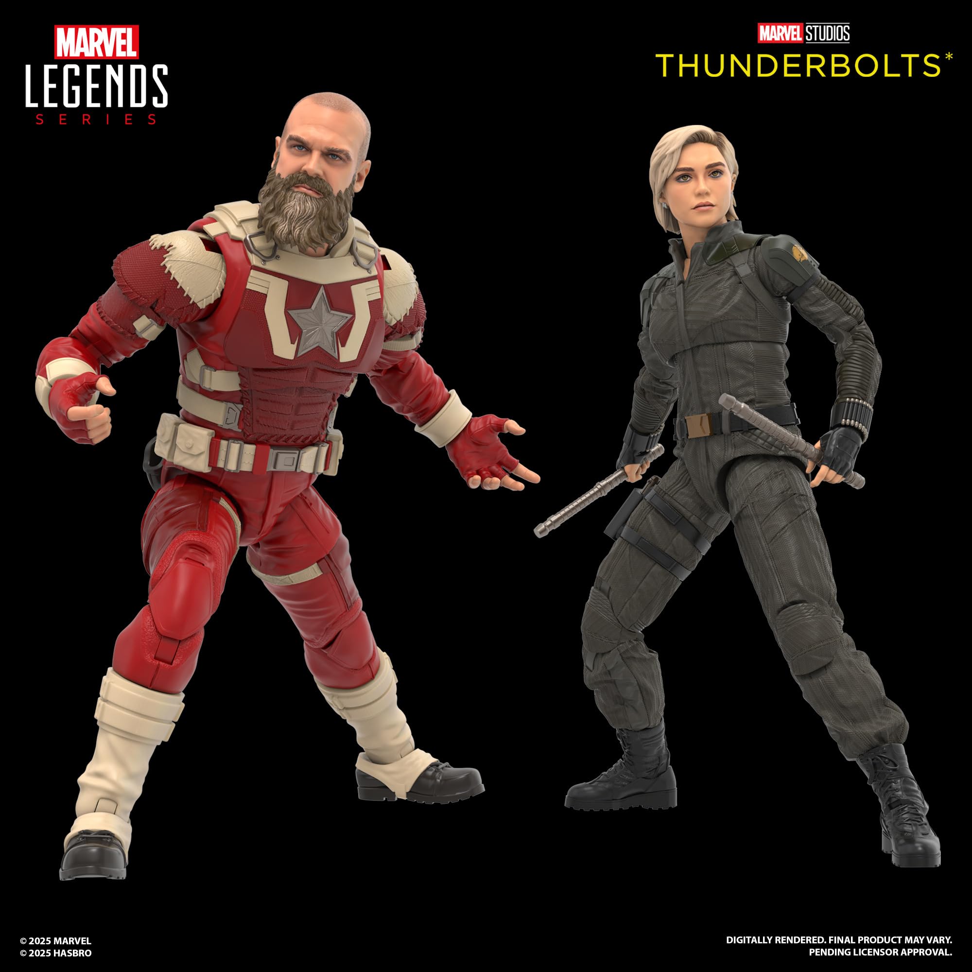 Marvel Legends Yelena Belova & Red Guardian 6-Inch Action Figures - Thunderbolts* Film-Inspired Set 4