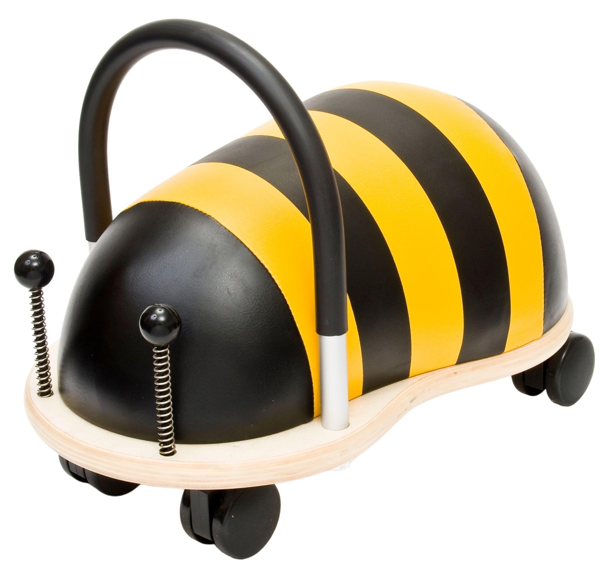 Wheelybug Toddler Wooden Ride-On - Small Bee | Ages 1-3 Years | Multi-Directional Castors