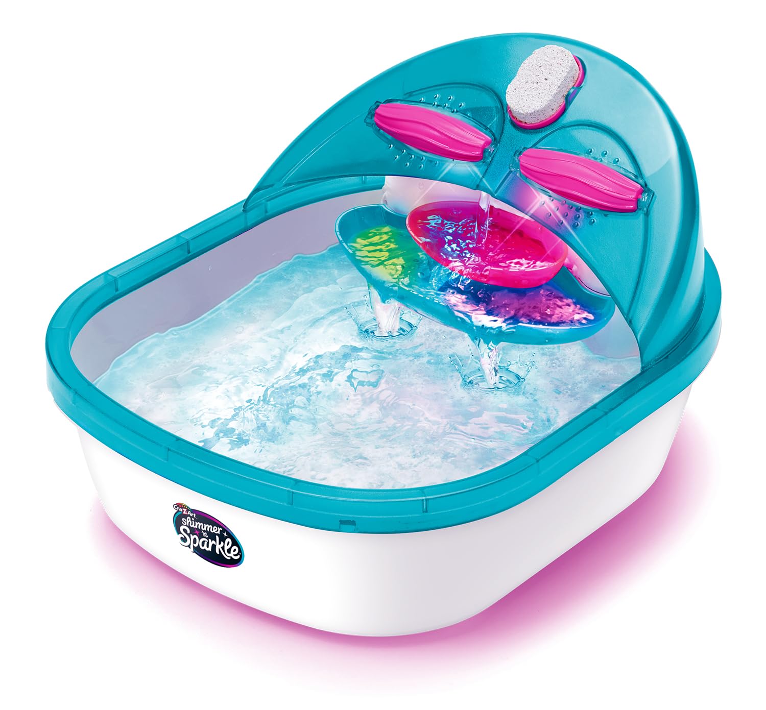 CRA-Z-ART Shimmer N Sparkle 6-in-1 Real Massaging Foot Spa for Kids 4