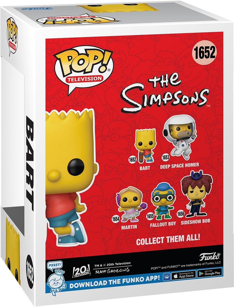 Funko Pop! Television The Simpsons - Bart Simpson Vinyl Figure (80071)
