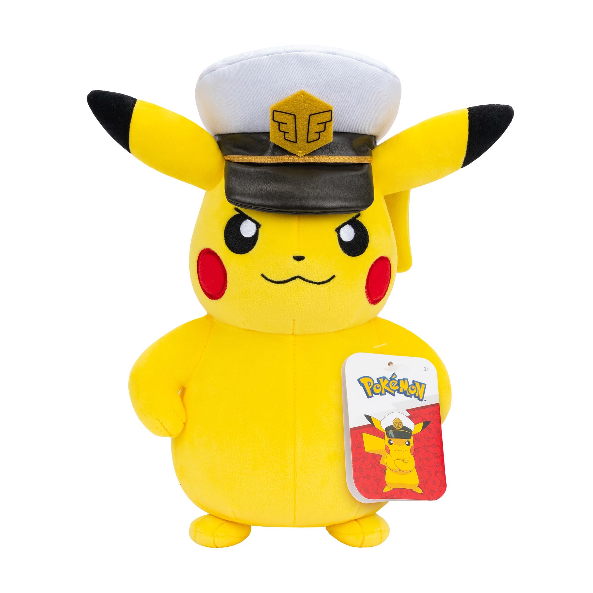 Pokémon Captain Pikachu Plush - 8-Inch Soft Plush with Captain's Hat 4