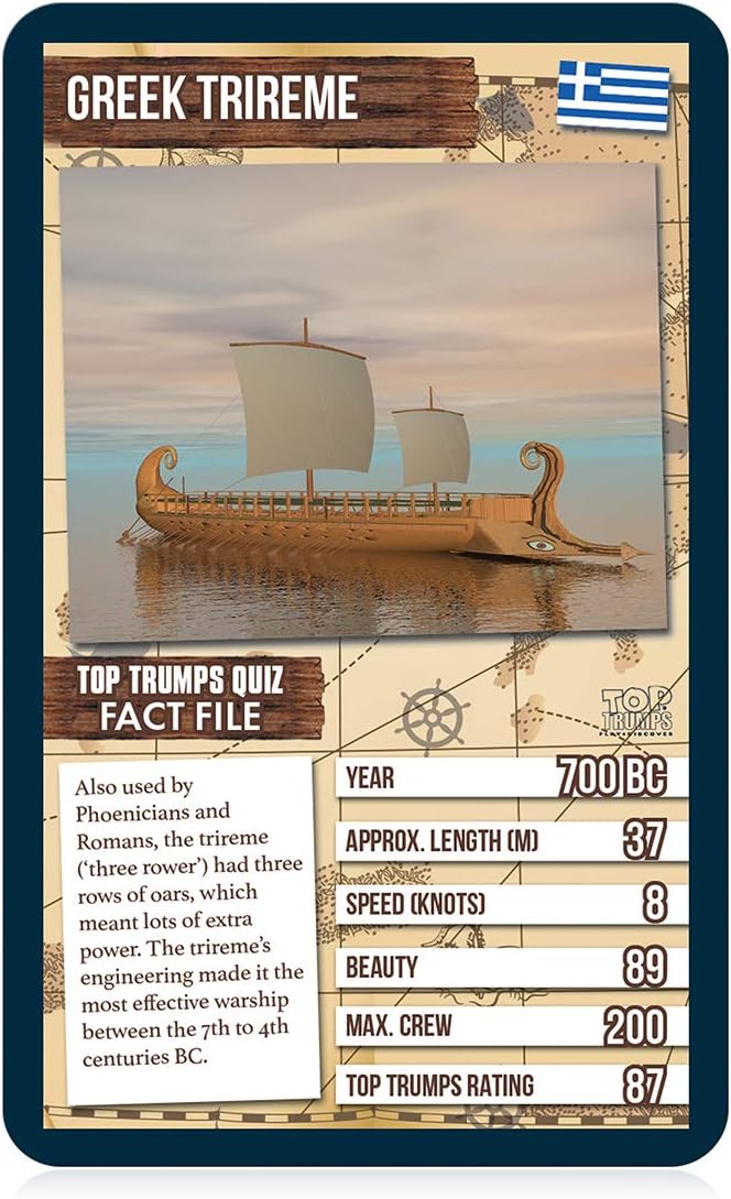 Top Trumps World Famous Ships Card Game 4