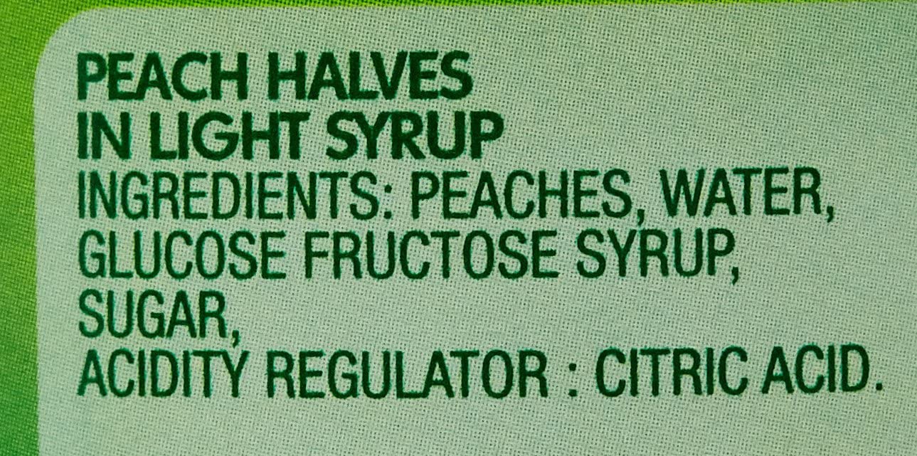 Del Monte Peach Halves in Light Syrup, 420g 3