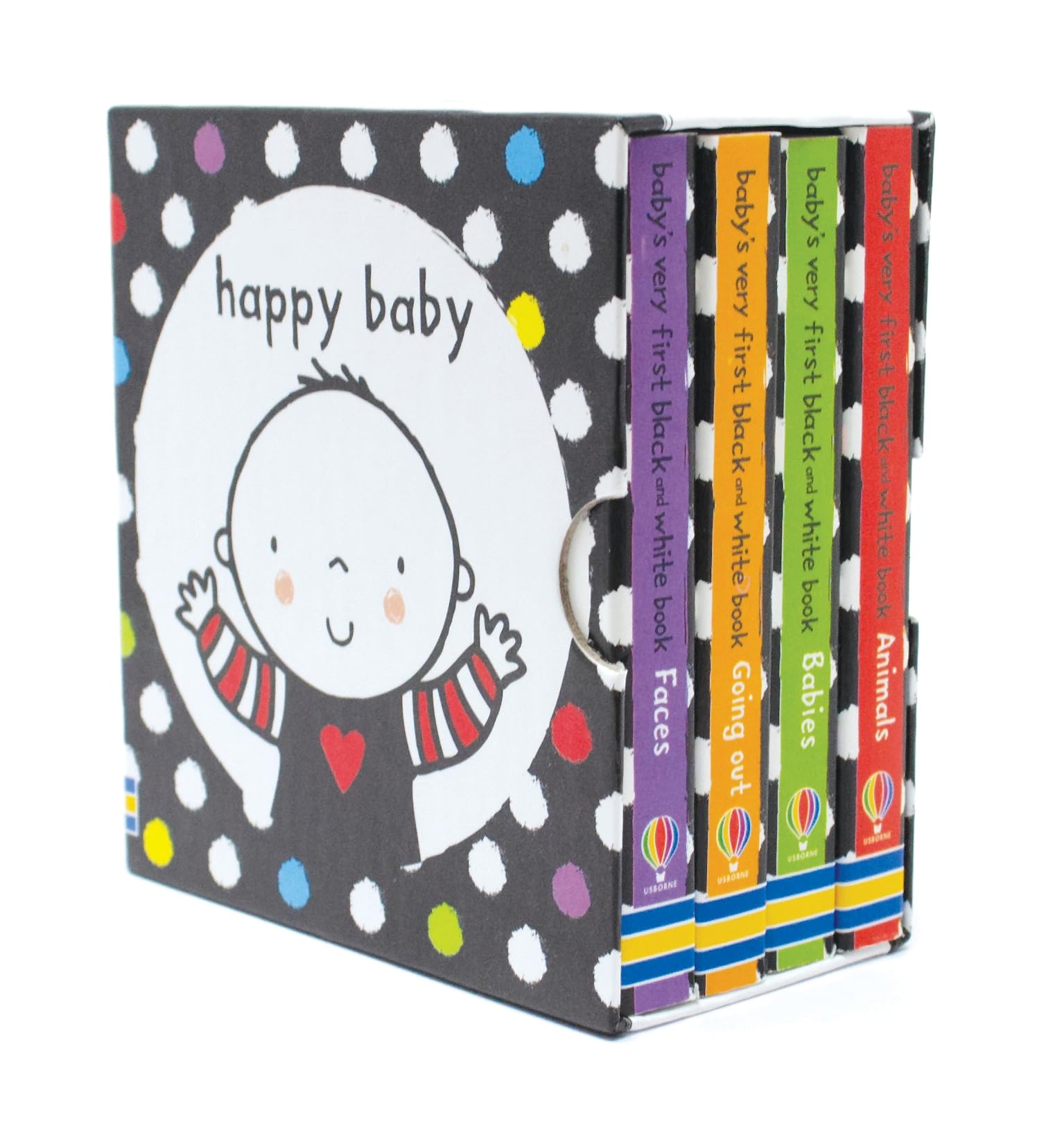 Usborne Baby's Very First Black and White Little Library Box Set | Board Books | 4 Titles 1