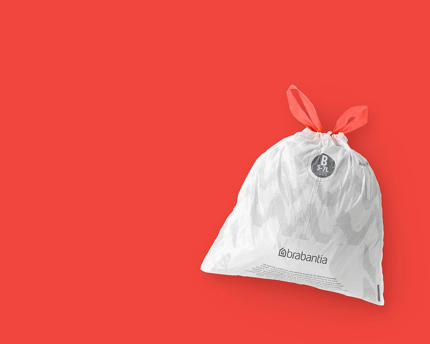 Brabantia - PerfectFit Müllbeutel (Größe B/5 Liter) Dicke Müllbeutel aus Kunststoff mit Bindeband 4