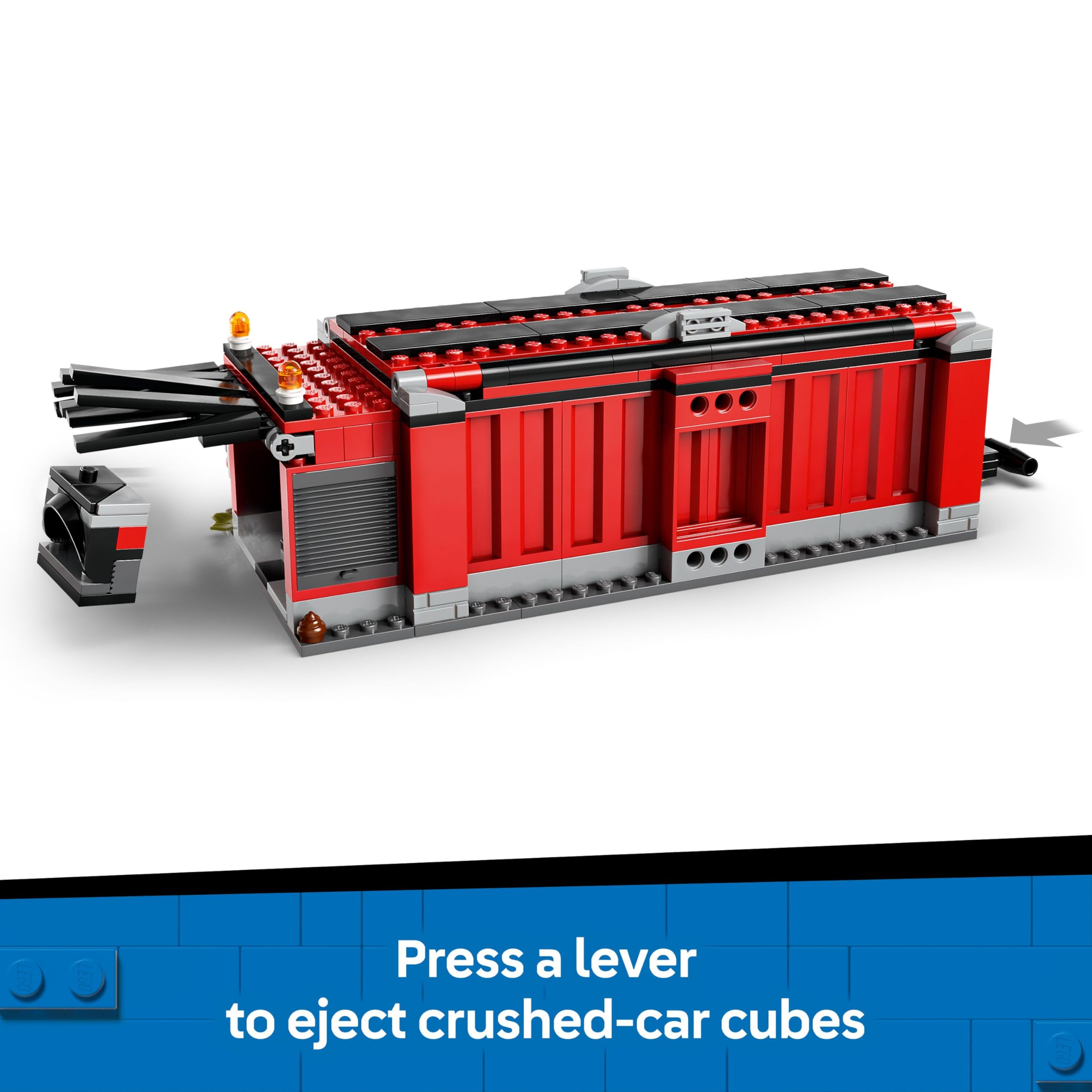 LEGO City Scrapyard with Cars - Construction Toy with Crane, Crusher & 871 Pieces 5