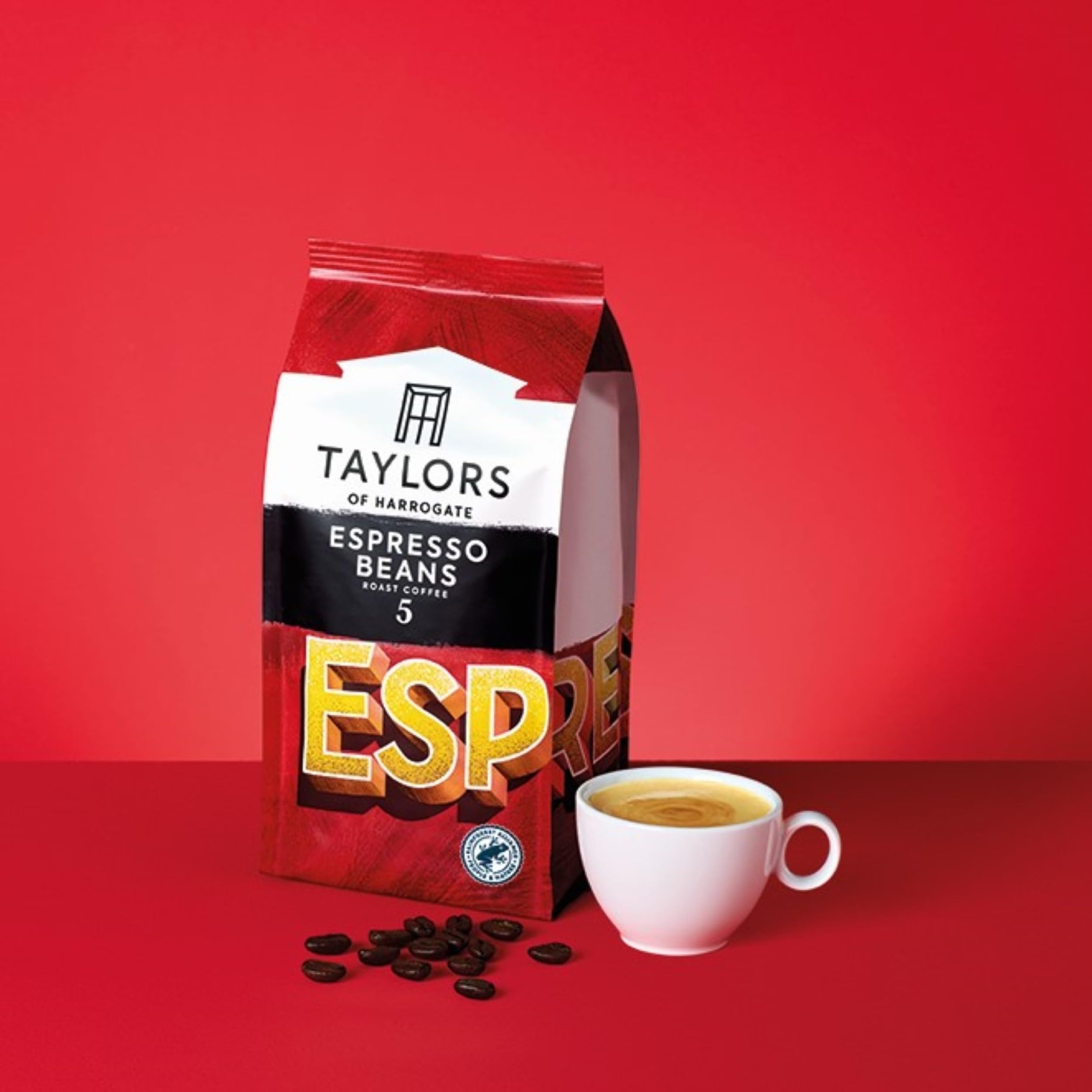 Taylors of Harrogate Espresso Beans, 1kg - Whole Roasted Arabica Coffee 7