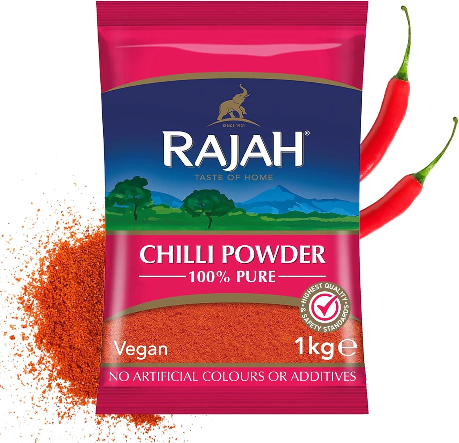 Rajah - Chilli Powder | Lal Mirch Powder | 100% Pure Spices