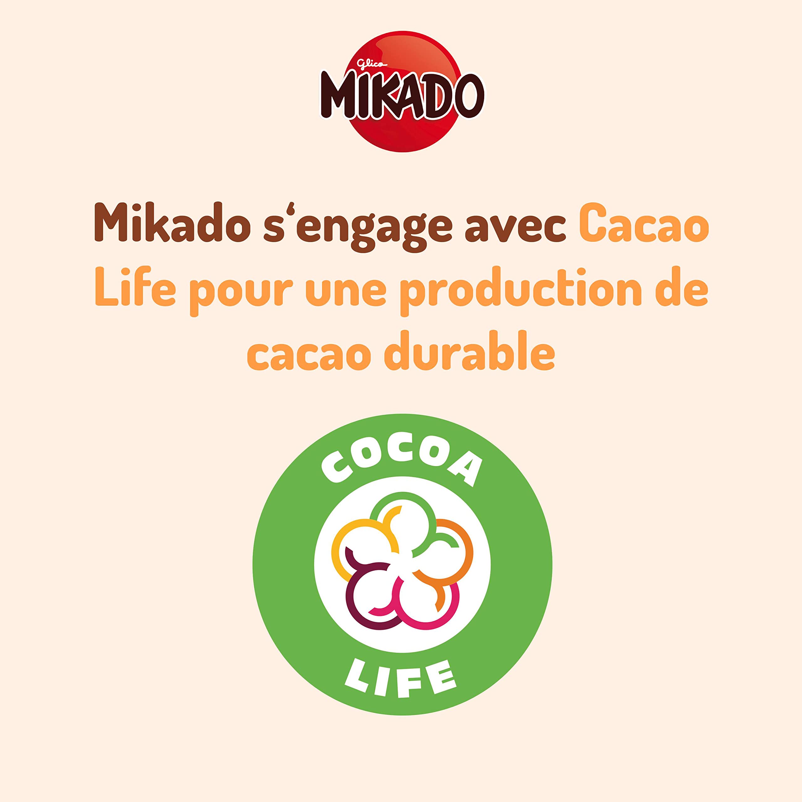 Mikado - LU Mikado Milk Chocolate Sticks, Classic French Biscuit Snacks Coated in Smooth Milk Chocolate 6