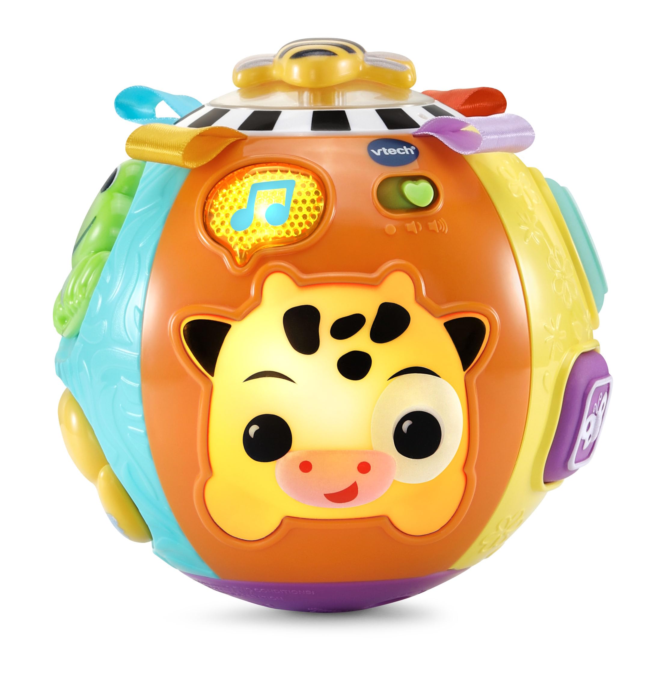 VTech Animal Discoveries Ball - Interactive Learning Toy for Ages 3-24 Months
