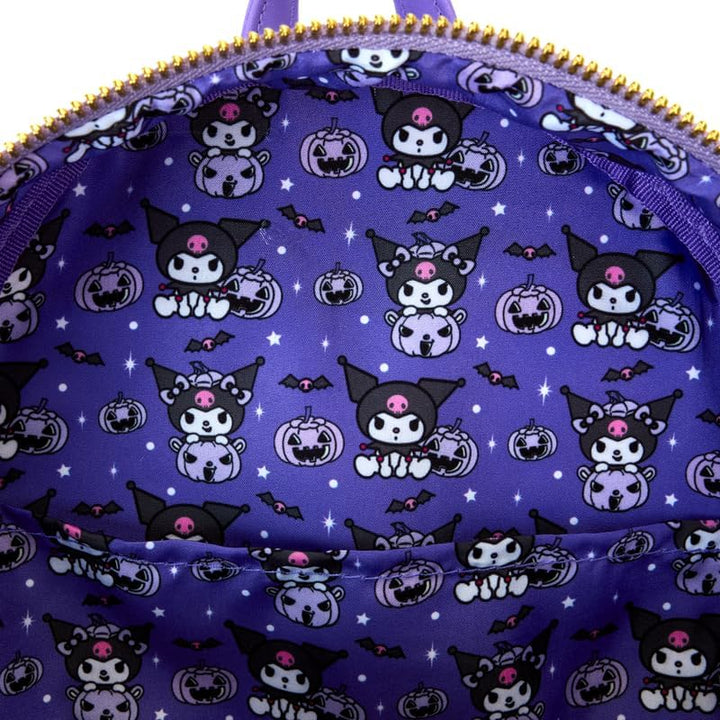Loungefly Sanrio Kuromi Pumpkin Glow Mini Backpack (SANBK0463)