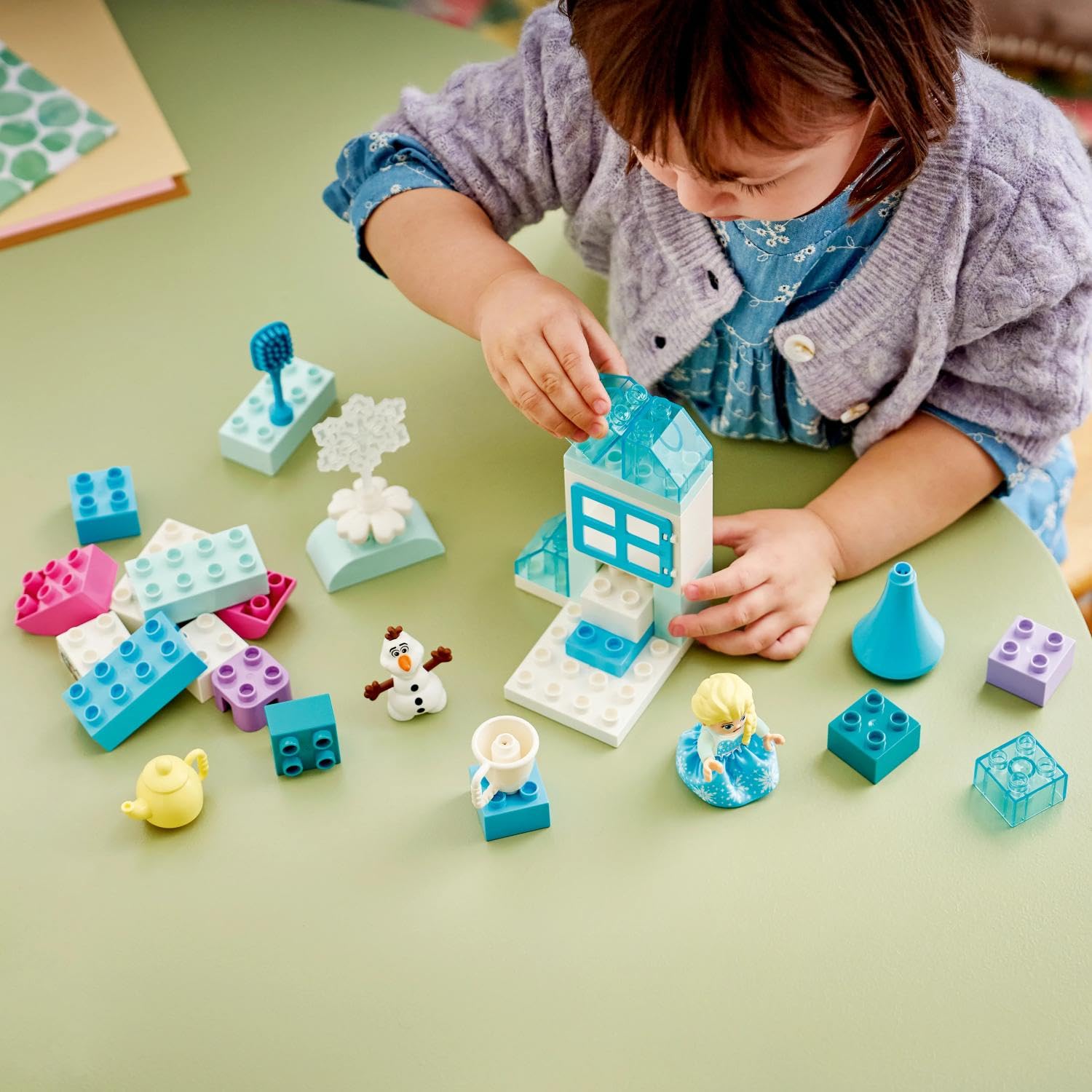 LEGO DUPLO Disney Frozen Creative Box 10462 with Elsa and Olaf | 37 Pieces | Ages 2+ 3