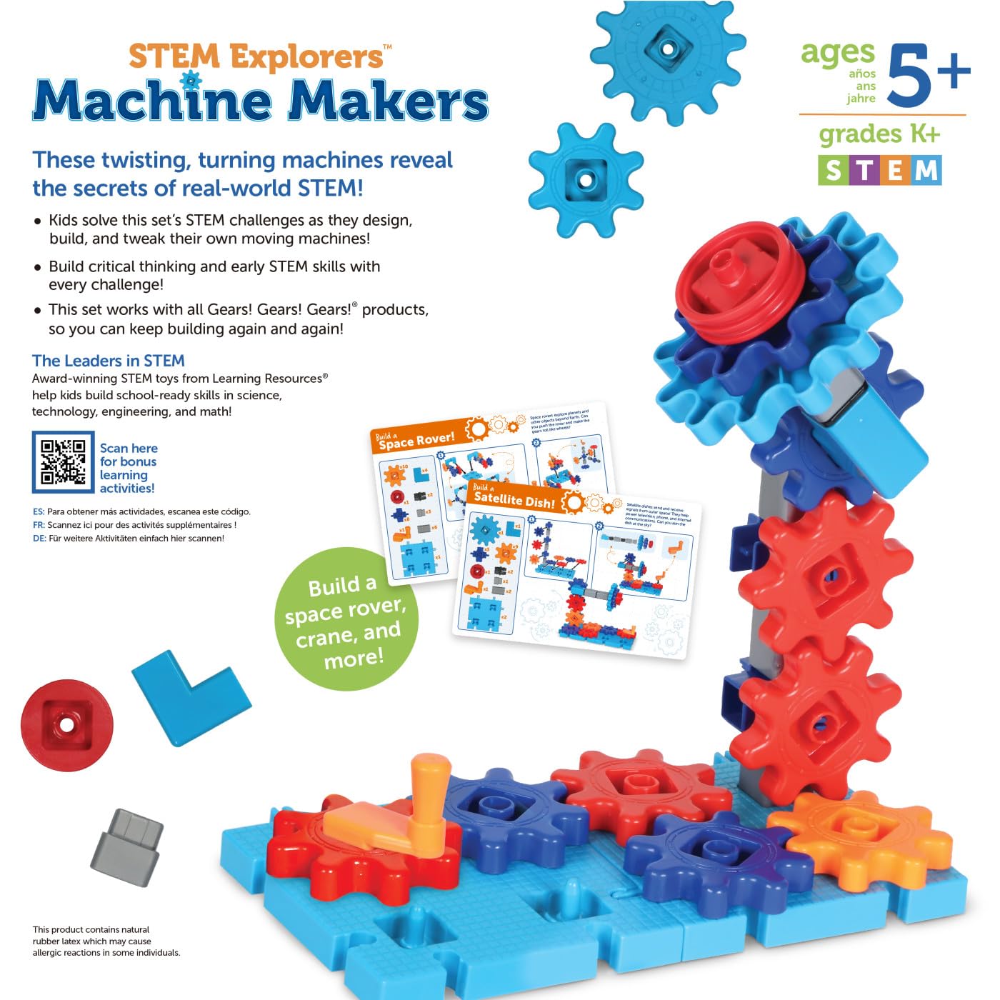 Learning Resources STEM Explorers™ Machine Makers - Building Toy for Ages 5+ 3