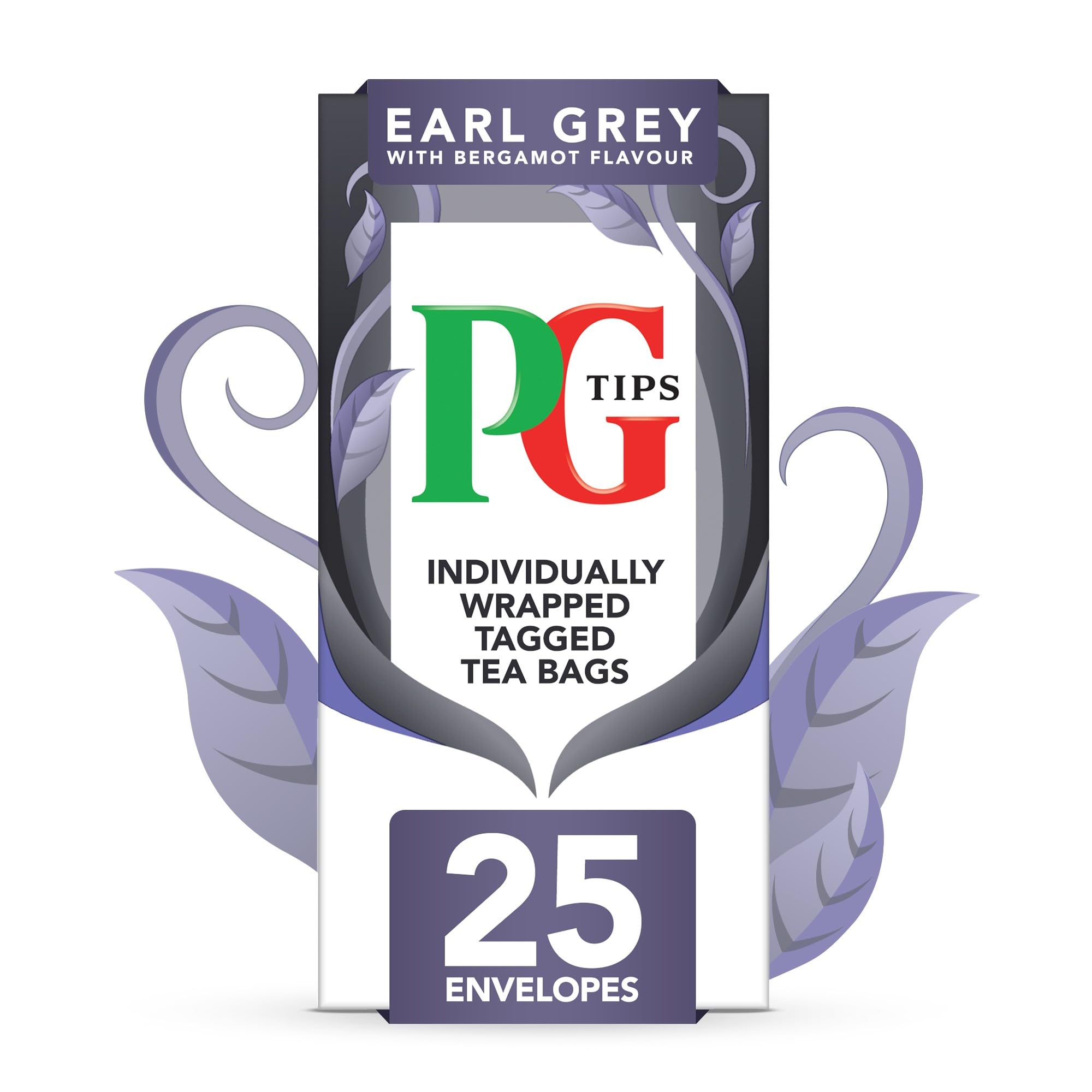 PG Tips - Earl Grey Individually Wrapped Tea Bags, 150 Enveloped Flavoured Black Tea 12