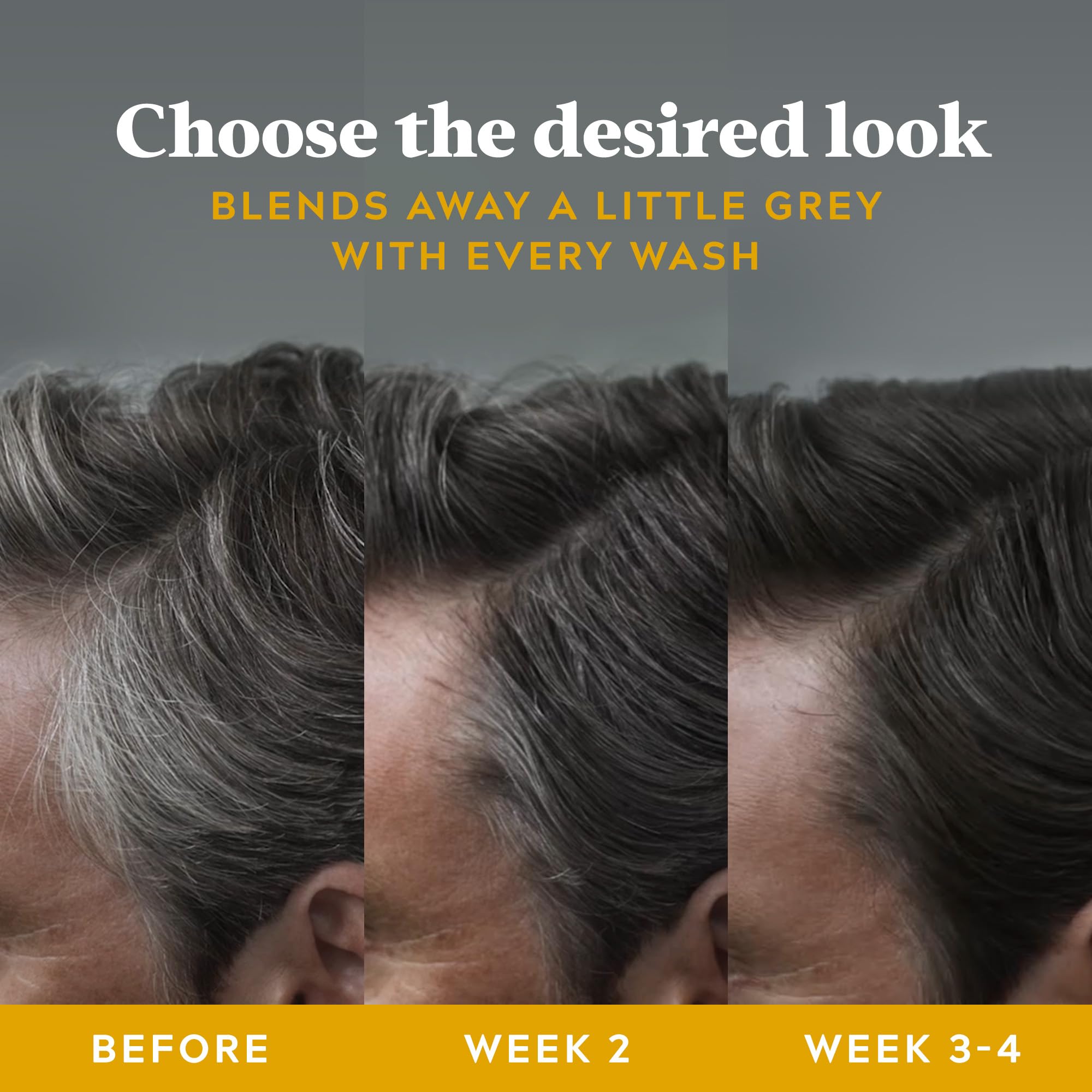 Just For Men Control GX 2-in-1 Shampoo and Conditioner for Grey Hair Reduction (160g) 4