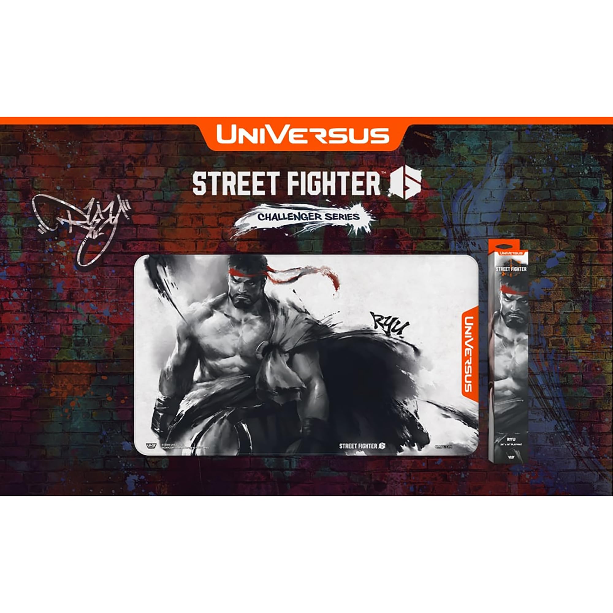 UniVersus Street Fighter 6 Challenger Series Playmat - Ry - 24 x 14 NeoPro 7