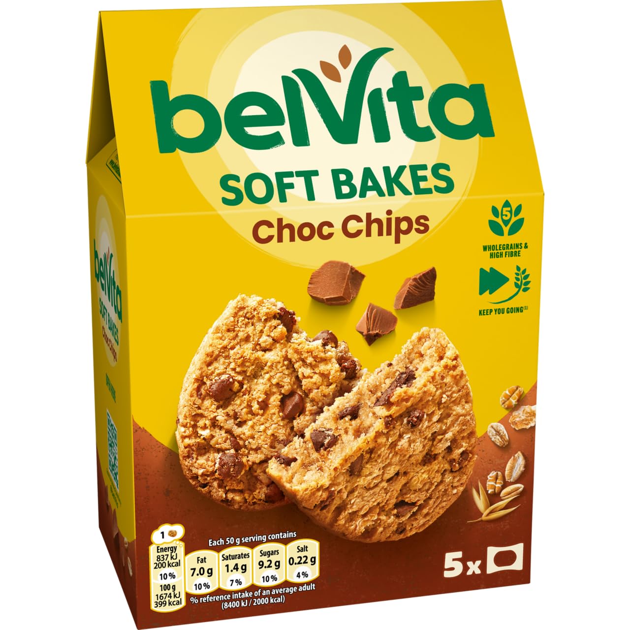 Belvita Choc Chips Soft Bakes 250g 3