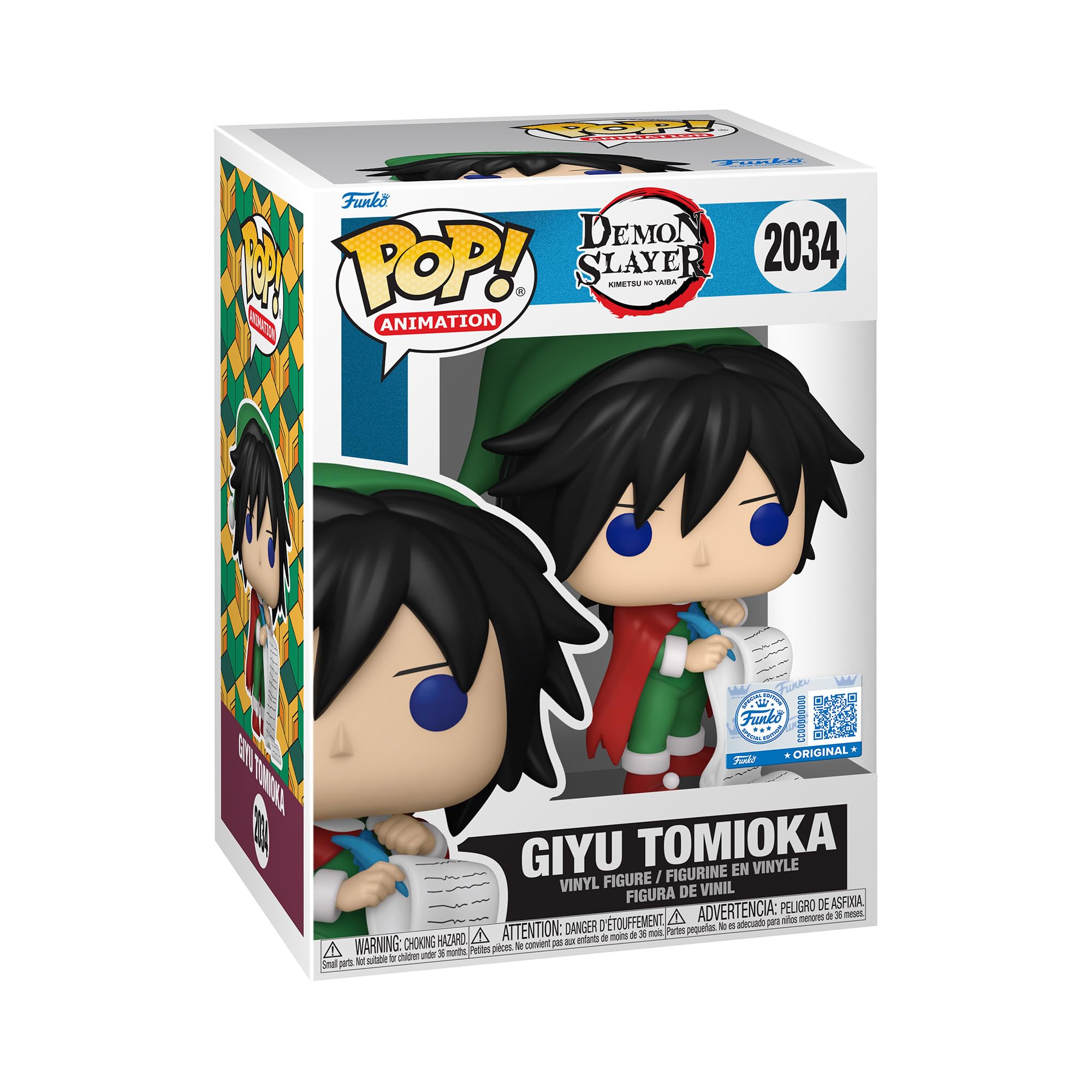 Funko Pop! Animation: Demon Slayer - Giyu (Holi) Vinyl Figure - Amazon Exclusive