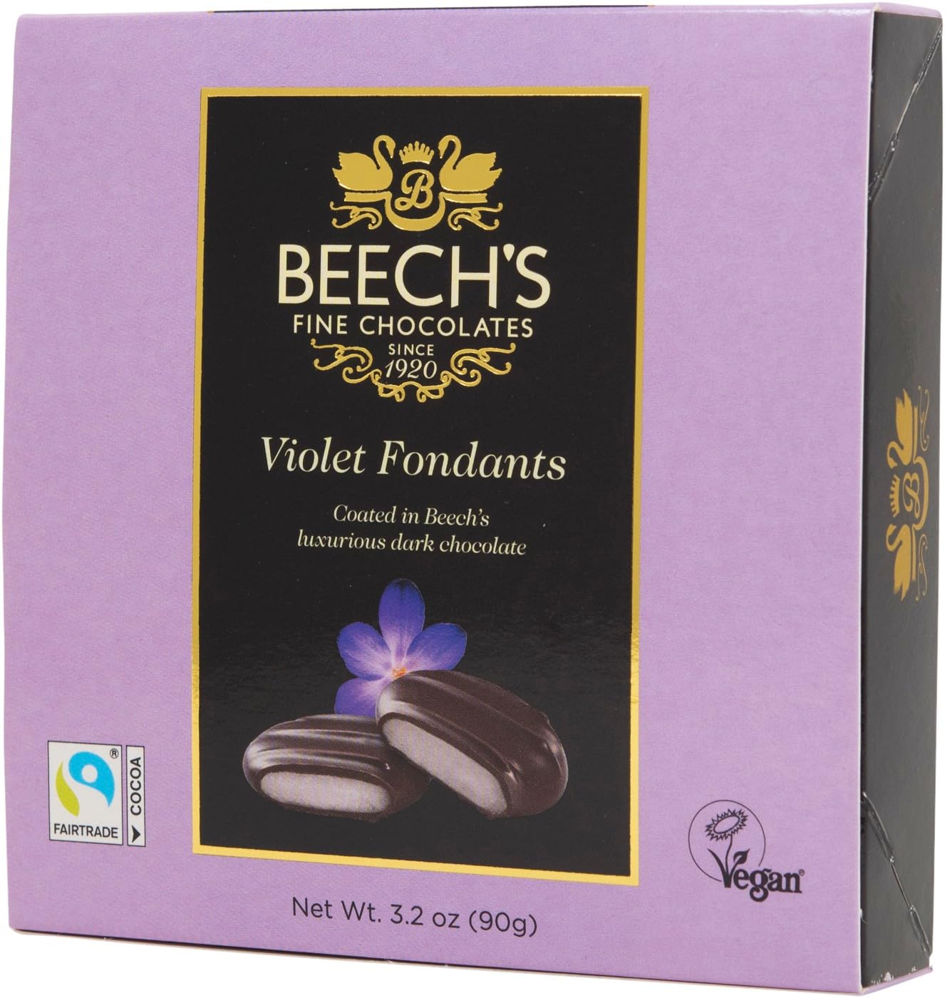 Beech's Violet Creams 90 g – Veilchenfondants mit dunkler Schokoladenüberzug 5