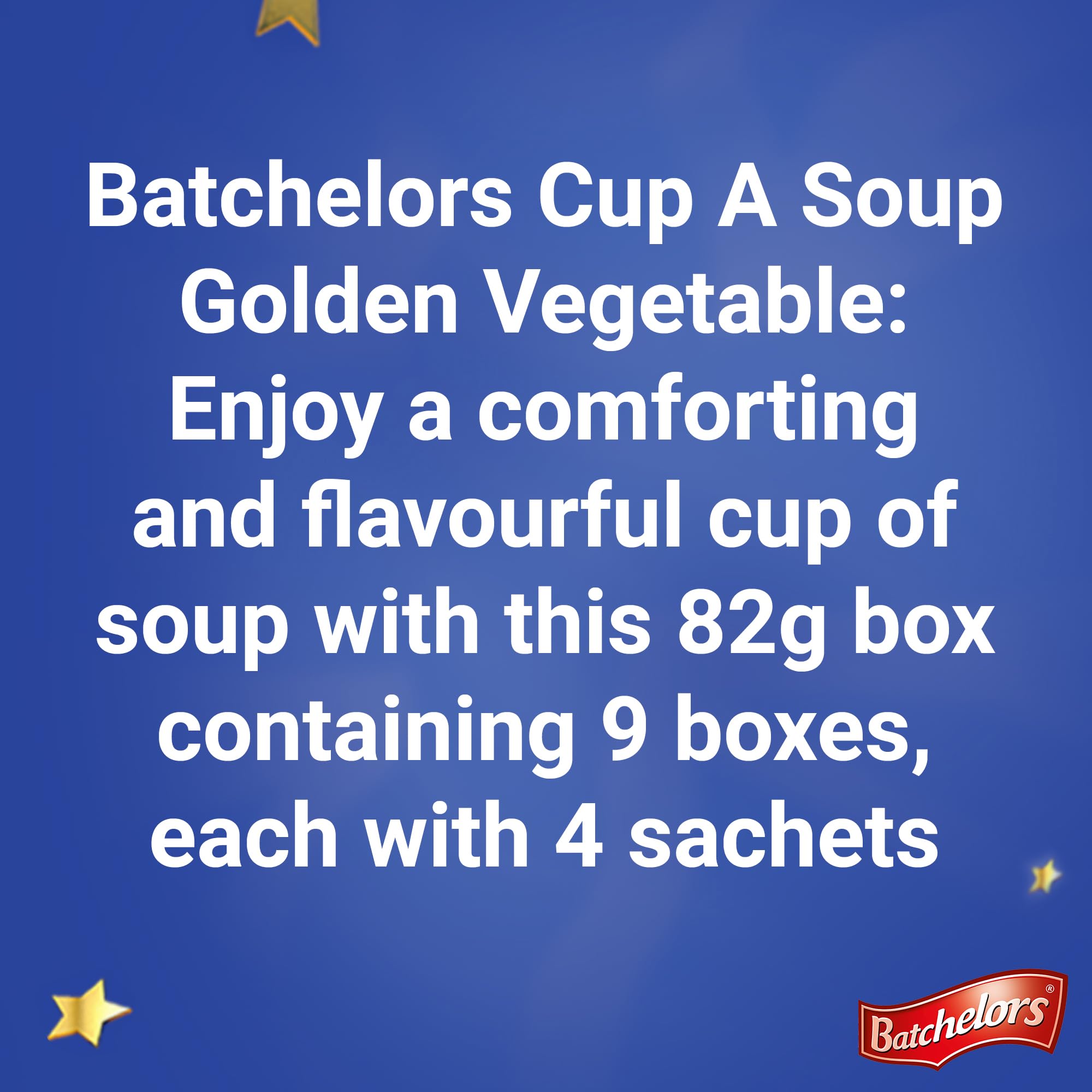 Batchelors Cup a Soup Goldene Gemüse-Instantsuppe in Beuteln, 82 g Box (9er-Packung) 4