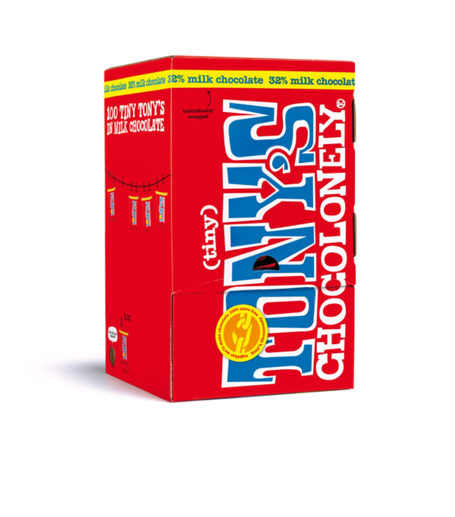 Tony's Chocolonely Tiny Tony's Milk Chocolate Gift Box - 900g Fair Trade Belgian Chocolate 8