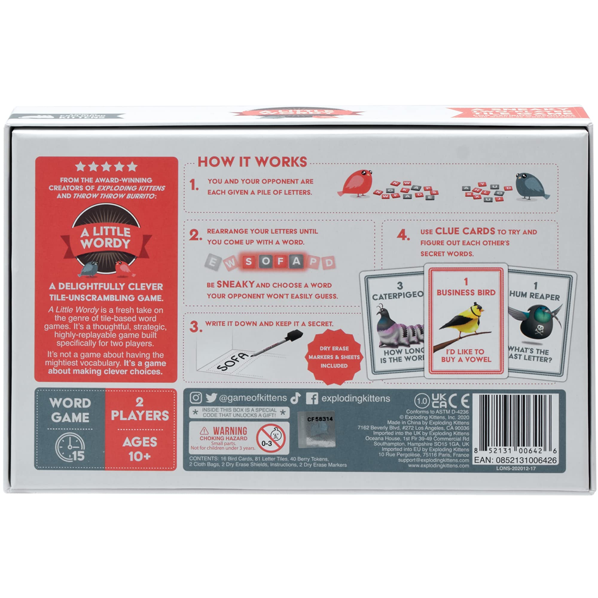 Exploding Kittens A Little Wordy Card Game 9