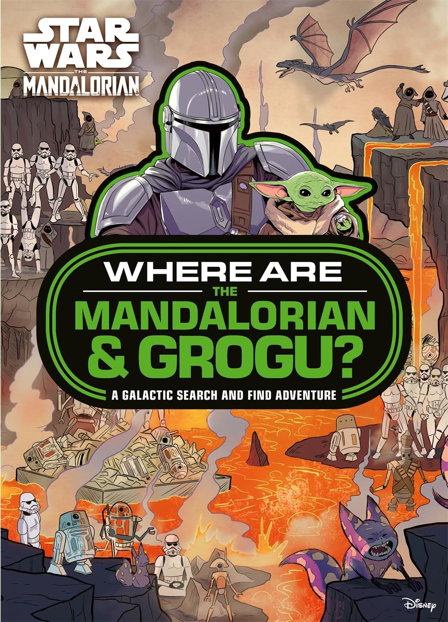 Studio Press Star Wars: Where are The Mandalorian and Grogu? Search and Find Activity Book | Ages 5-12 1