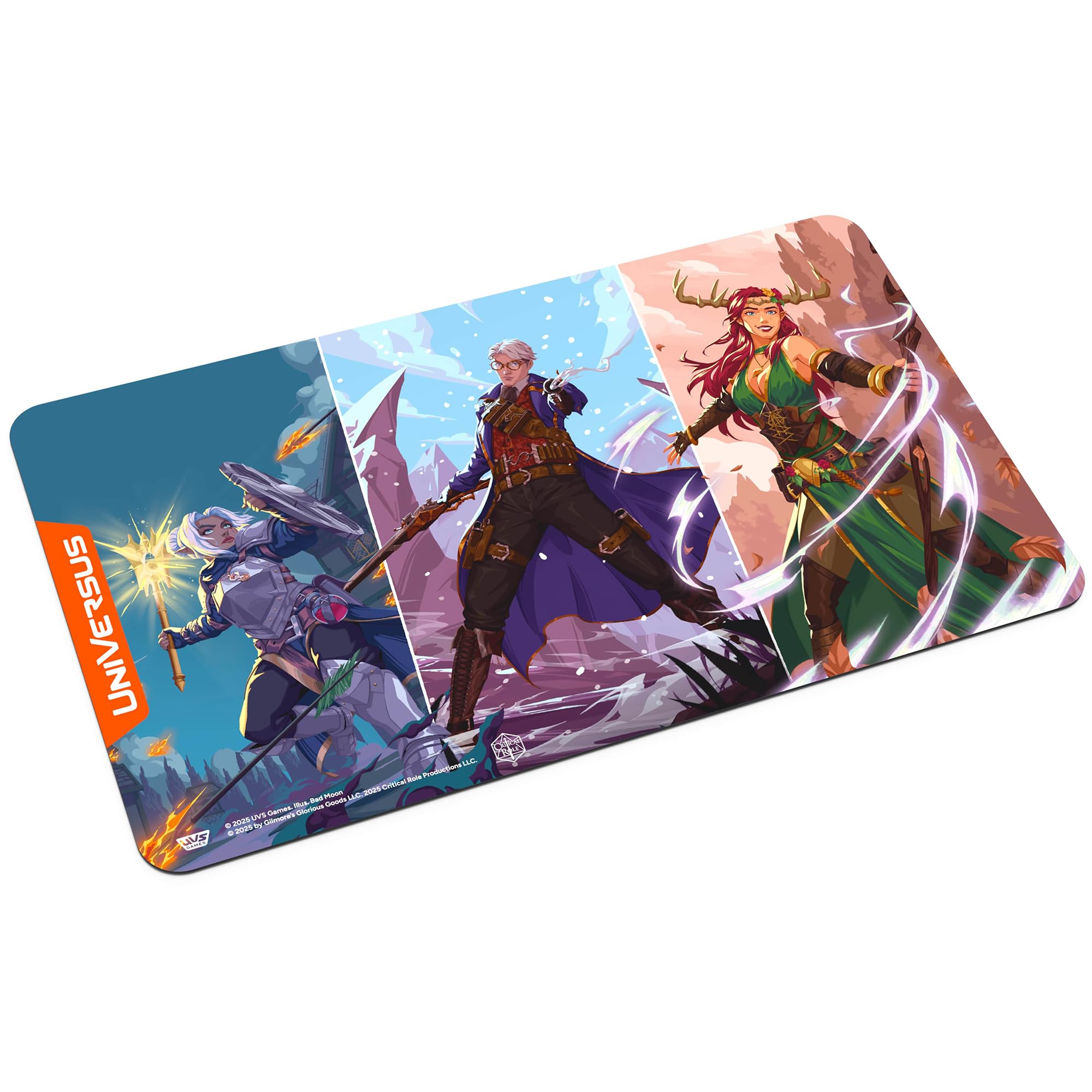 UniVersus Critical Role: Heroes of Exandria Playmat - Pike, Percival, Keyleth of Vox Machina 3