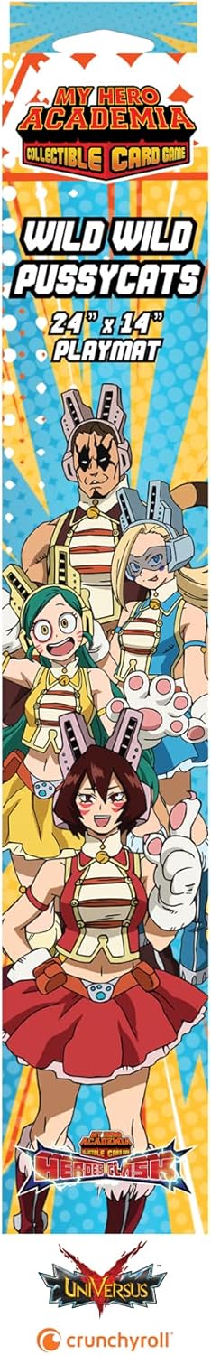 Jasco Games My Hero Academia CCG Wild Wild Pussycats Play Mat 6