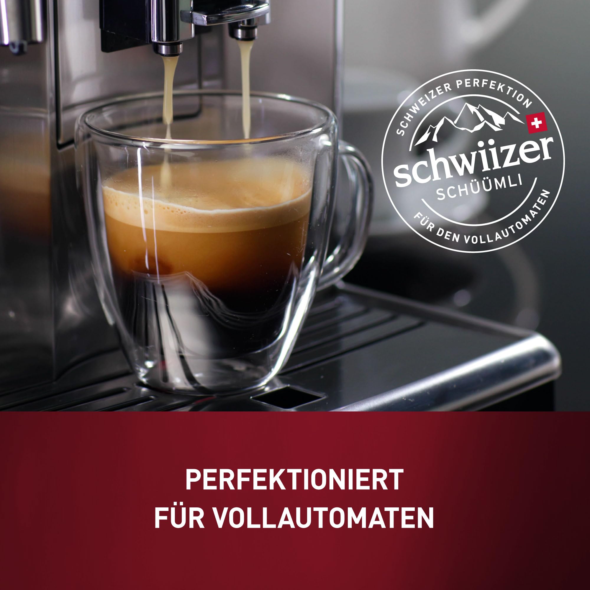 Schwiizer Schüümli Espresso, 65% Arabica & 35% Robusta Coffee Beans, Intensity 4/5, Medium Roast, Rainforest Alliance Certified, 1kg 3